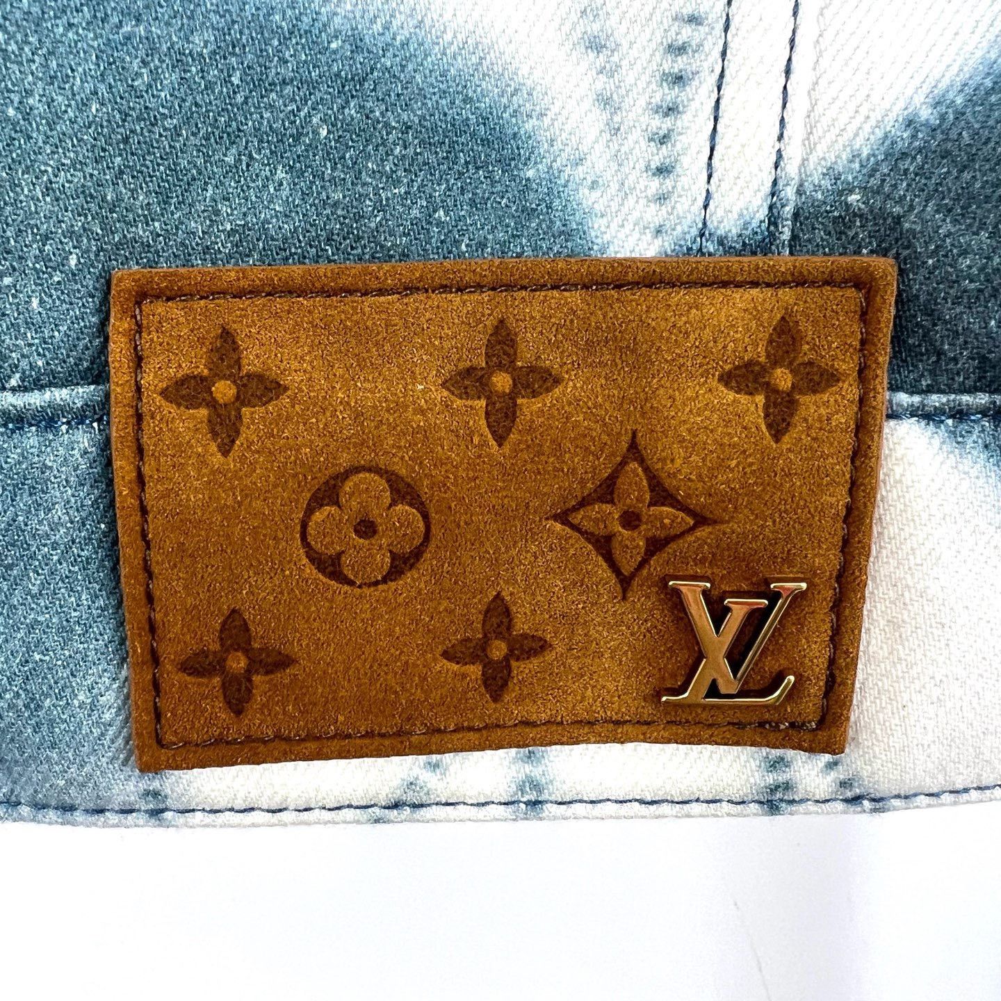 Louis Vuitton Louis Vuitton Tie-Dye Collared Denim Jacket Size US S / EU 44-46 / 1 - 6 Thumbnail