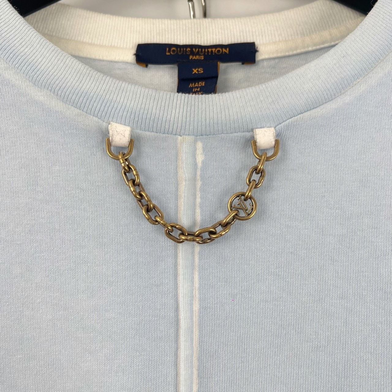 Louis Vuitton Louis Vuitton Blue Logo Print Short-Sleeve Size XS / US 0-2 / IT 36-38 - 3 Thumbnail
