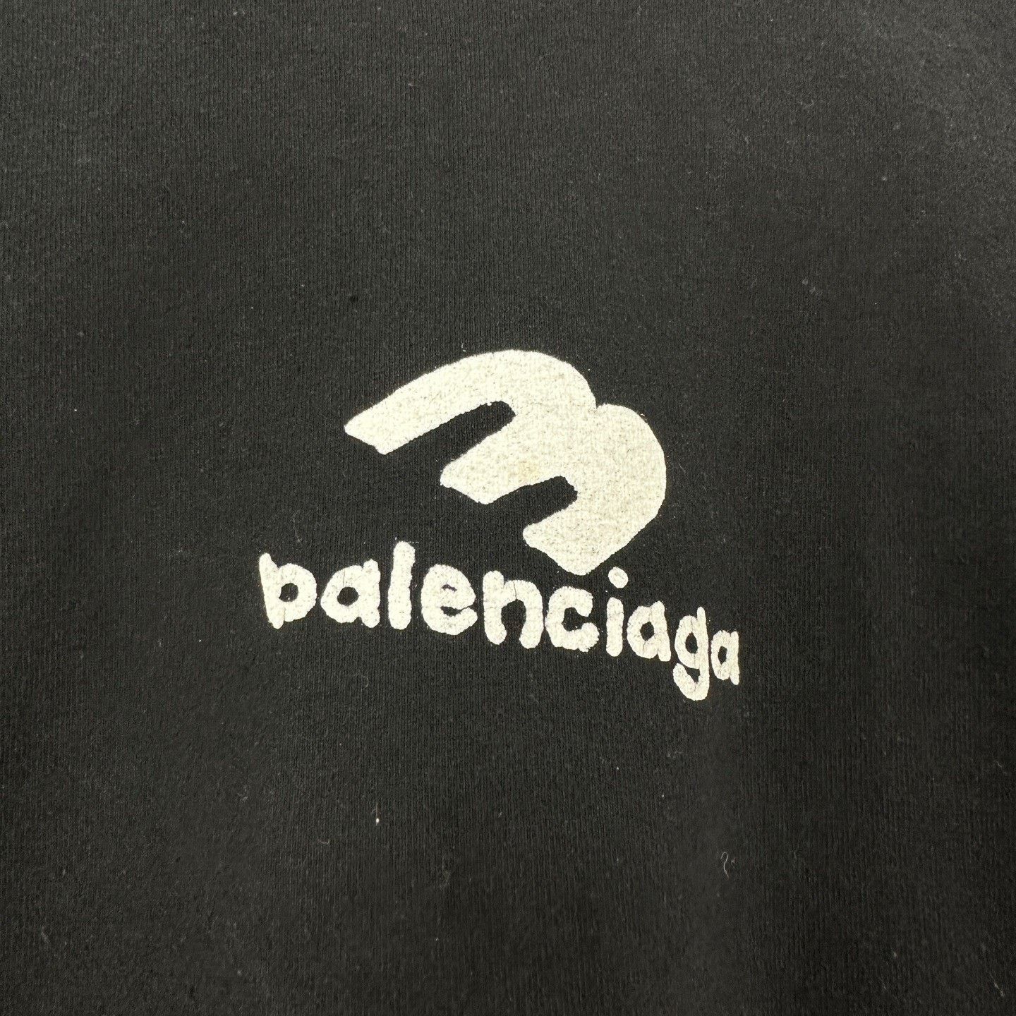 Balenciaga Balenciaga Women's Black Logo Print T-Shirt Size S / US 4 / IT 40 - 5 Thumbnail