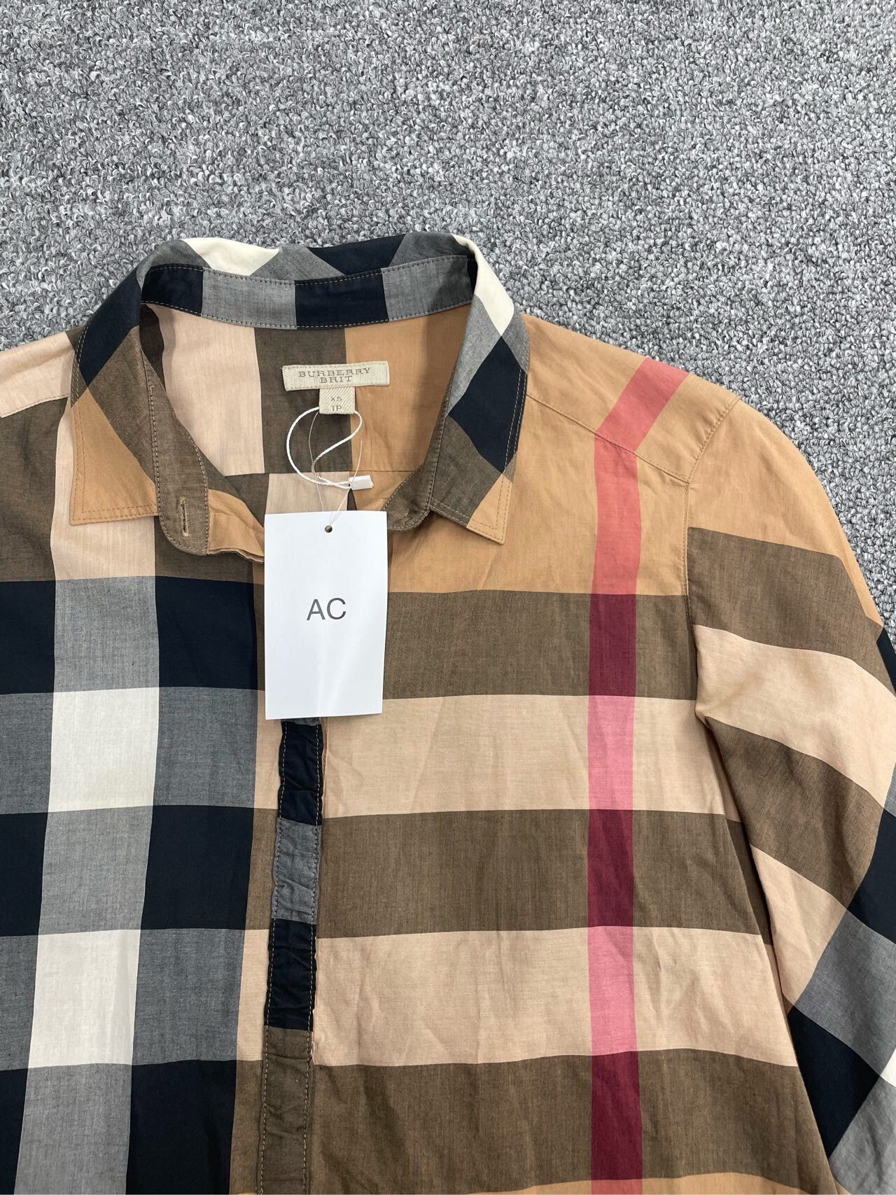Burberry Burberry Women's Check Shirt XS Size XS / US 0-2 / IT 36-38 - 2 Thumbnail