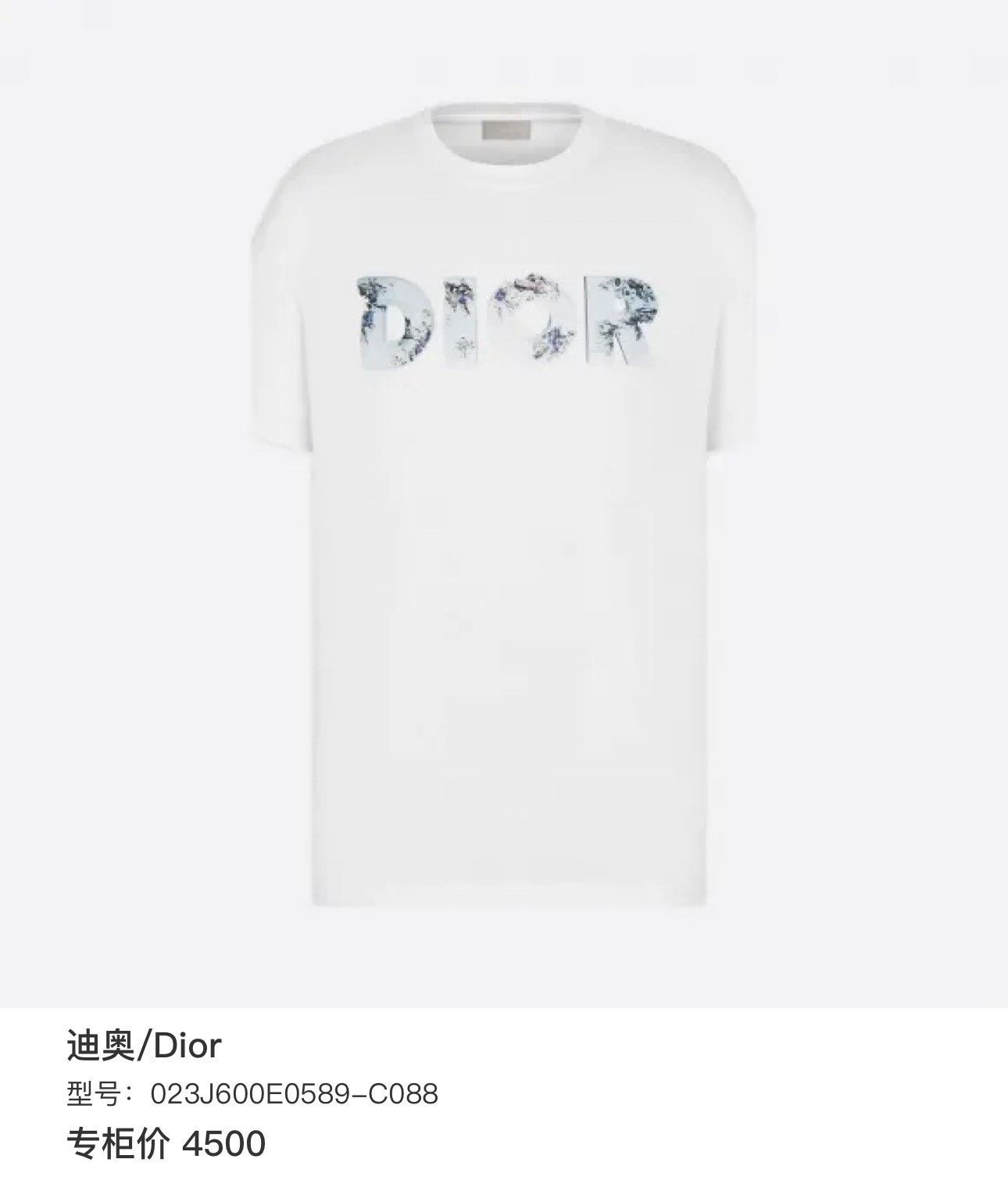 Dior Dior x Daniel Crystal Logo Print T-Shirt Size US S / EU 44-46 / 1 - 8 Thumbnail