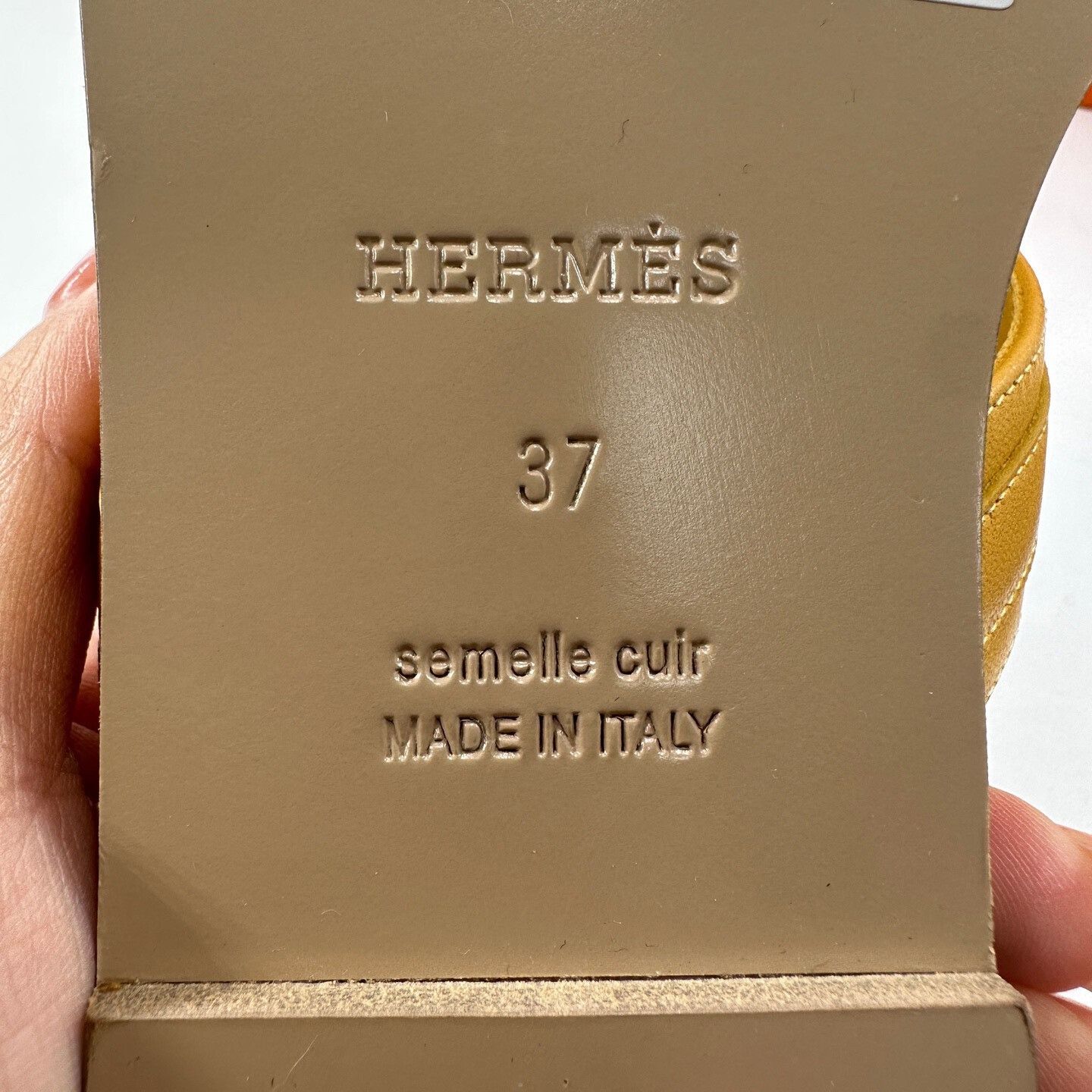 Hermes HERMES Kelly Silver Buckle Thong Sandals Size US 6 / IT 36 - 5 Thumbnail