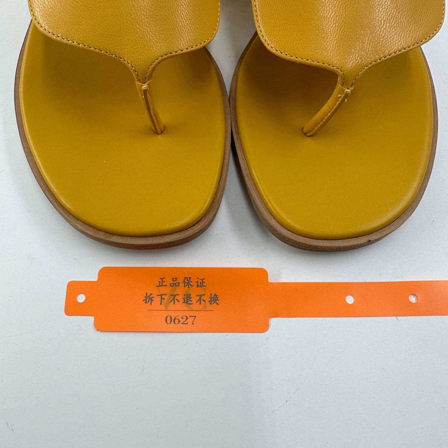 Hermes HERMES Kelly Silver Buckle Thong Sandals Size US 6 / IT 36 - 7 Thumbnail