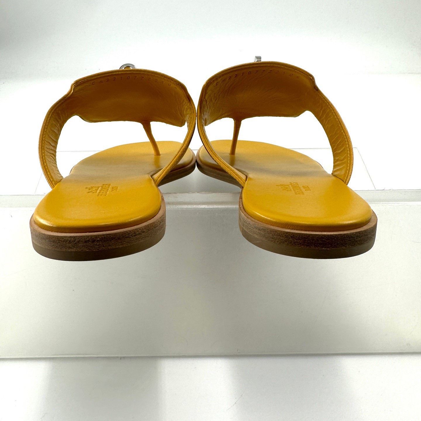 Hermes HERMES Kelly Silver Buckle Thong Sandals Size US 6 / IT 36 - 3 Thumbnail