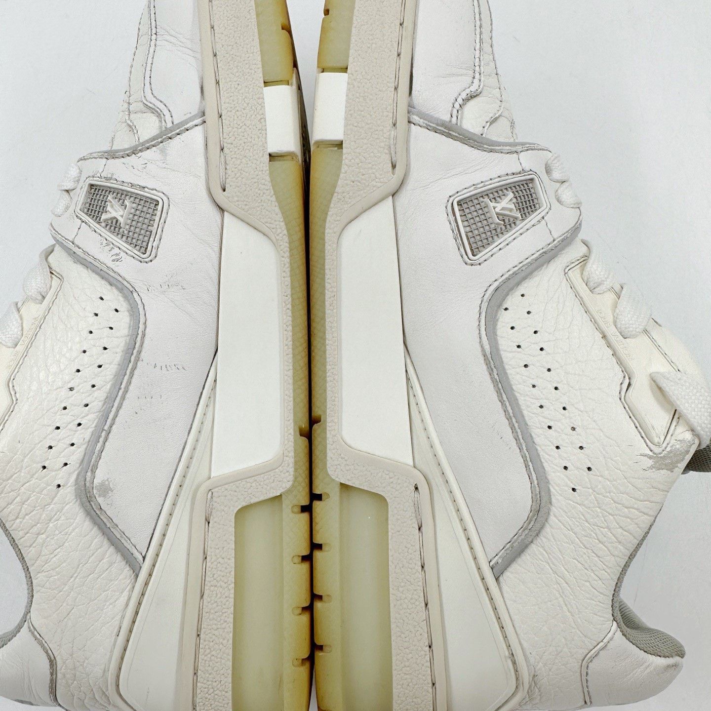 Louis Vuitton Louis Vuitton Trainer White Cement Sneakers Size US 6 / IT 36 - 6 Thumbnail