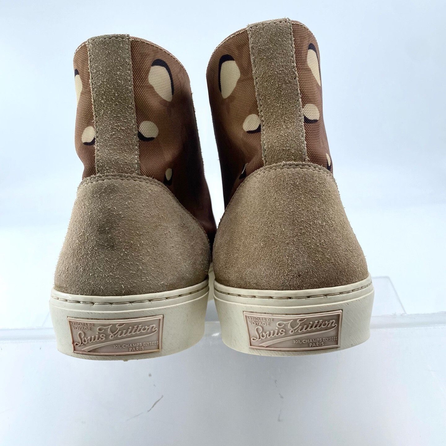 Louis Vuitton Louis Vuitton Khaki Camouflage High-Top Shoes Size US 6 / EU 39 - 6 Thumbnail