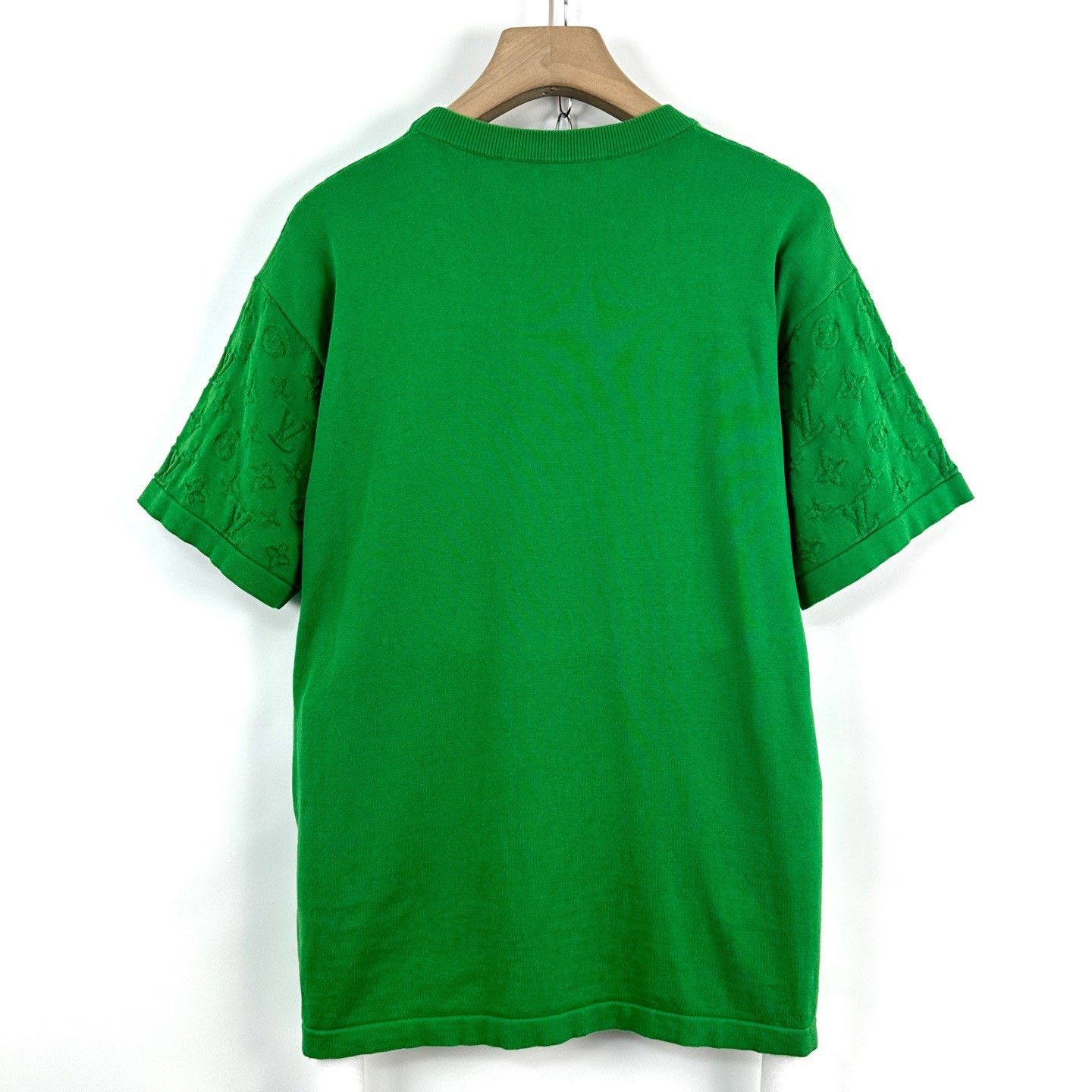 Louis Vuitton Louis Vuitton Green Embossed Logo Short-Sleeve Size US M / EU 48-50 / 2 - 2 Thumbnail