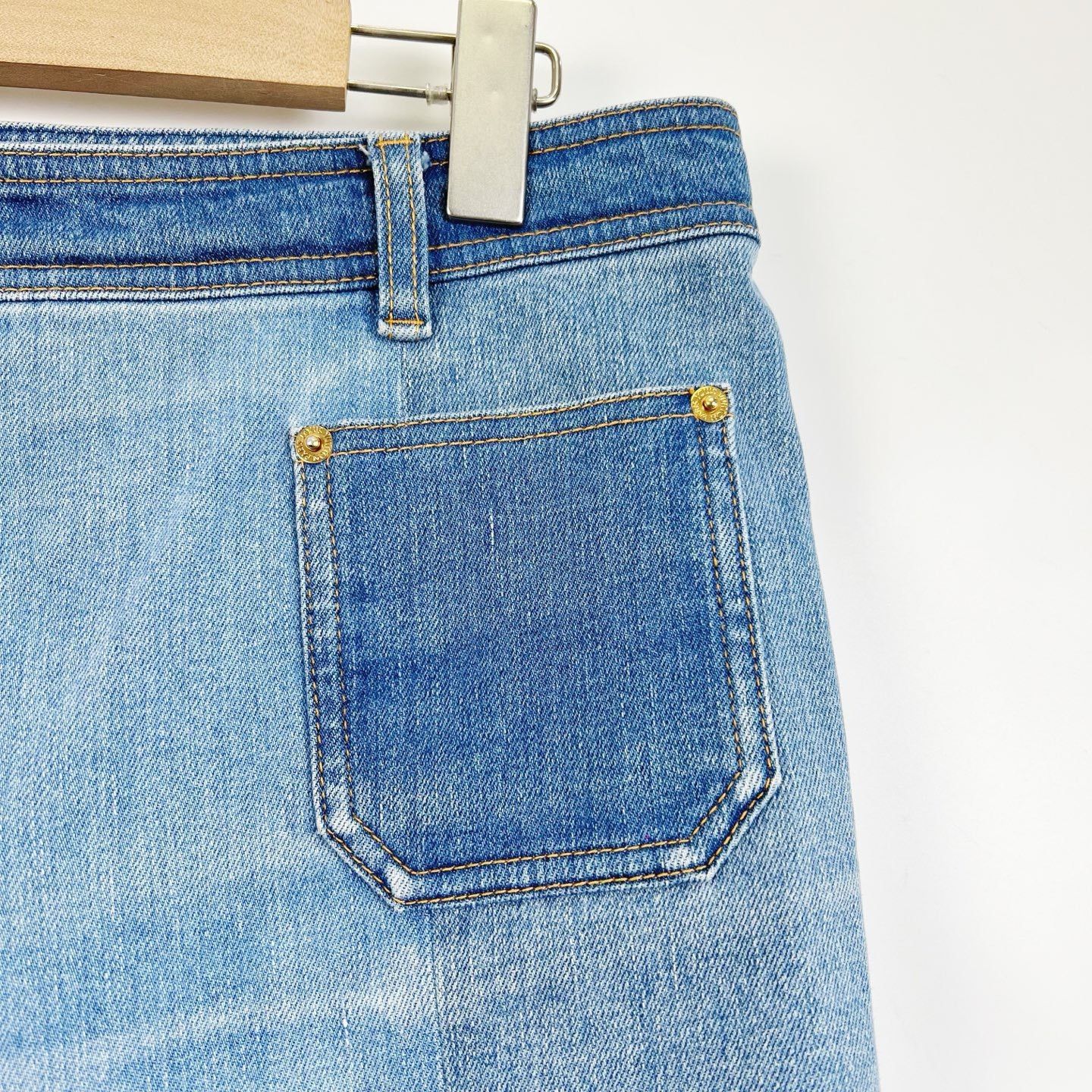 Louis Vuitton Louis Vuitton Blue Colorblock Pocket Cropped Jeans Size US 28 / EU 44 - 5 Thumbnail
