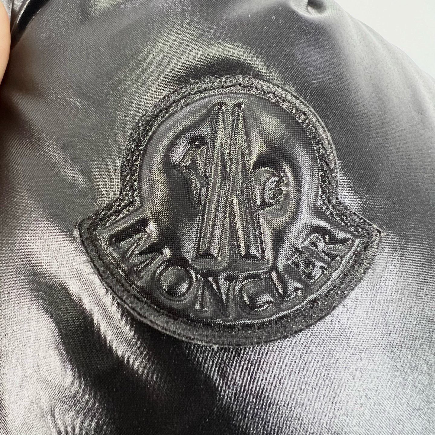 Moncler Moncler Black Silver Logo Down Jacket Size US M / EU 48-50 / 2 - 5 Thumbnail