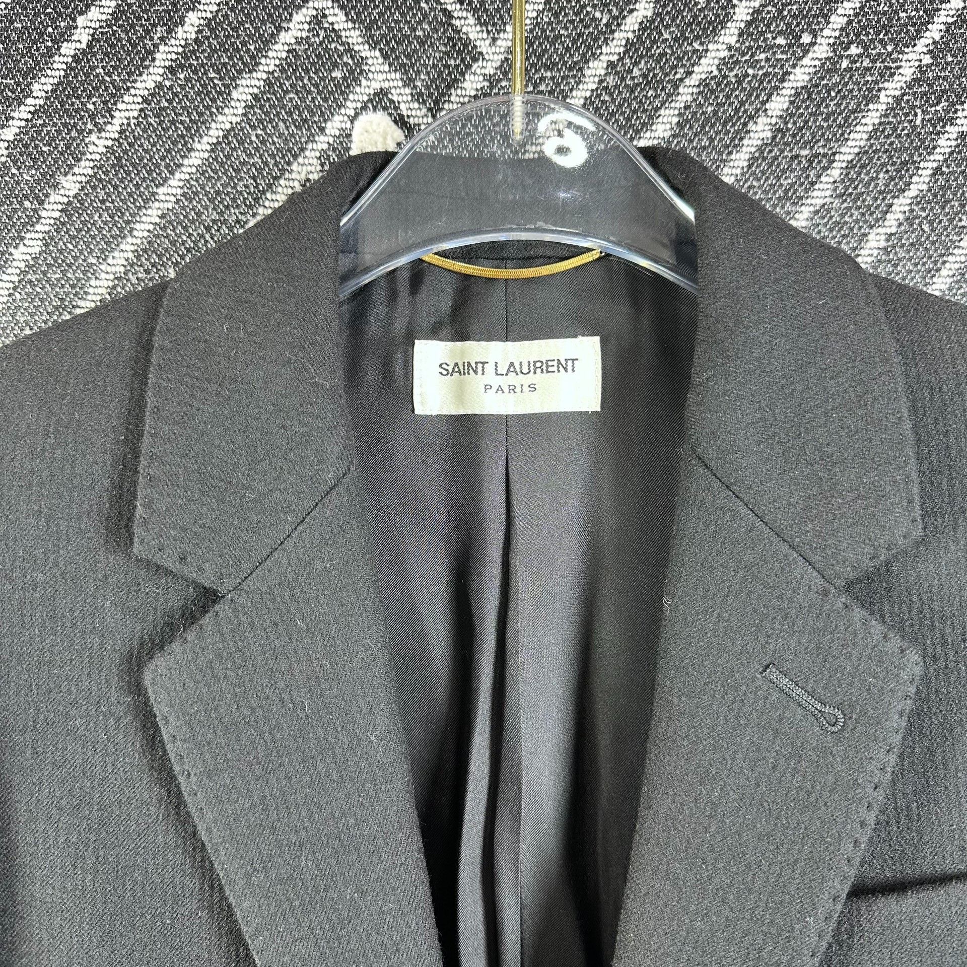 Saint Laurent Paris Saint Laurent Black Suit Jacket Size XS / US 0-2 / IT 36-38 - 5 Thumbnail
