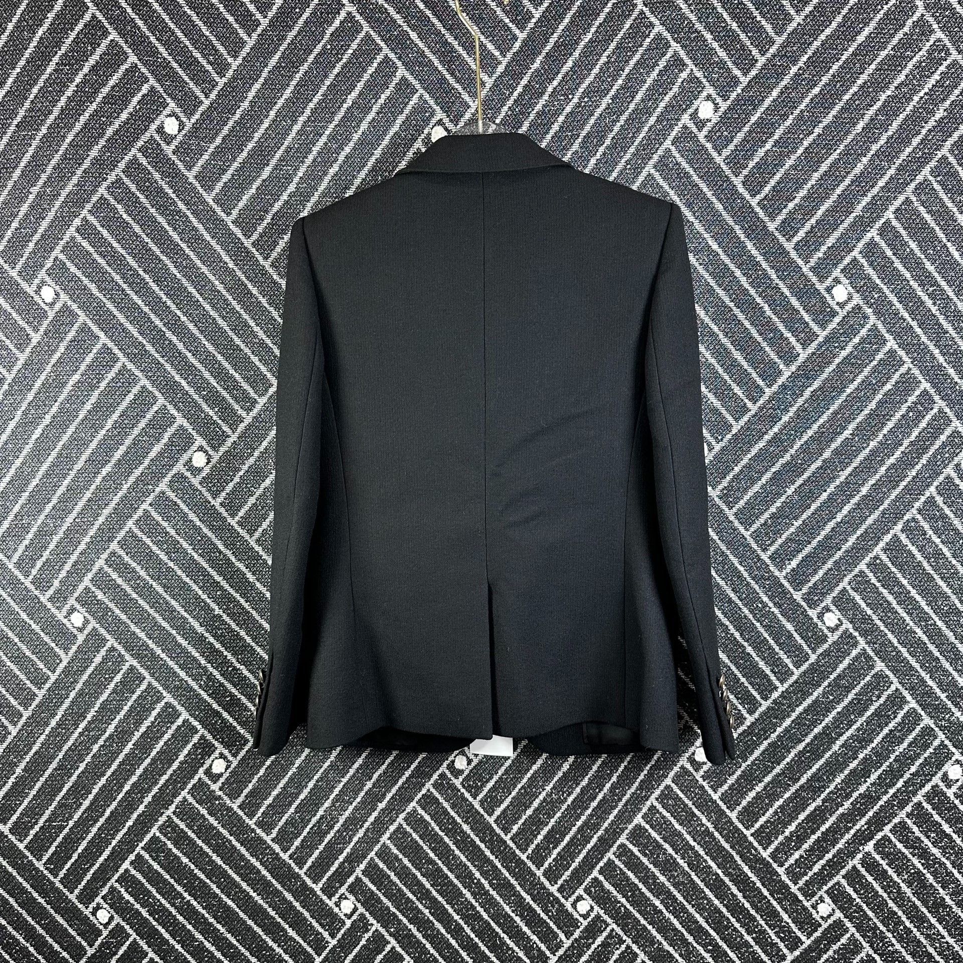 Saint Laurent Paris Saint Laurent Black Suit Jacket Size XS / US 0-2 / IT 36-38 - 2 Thumbnail