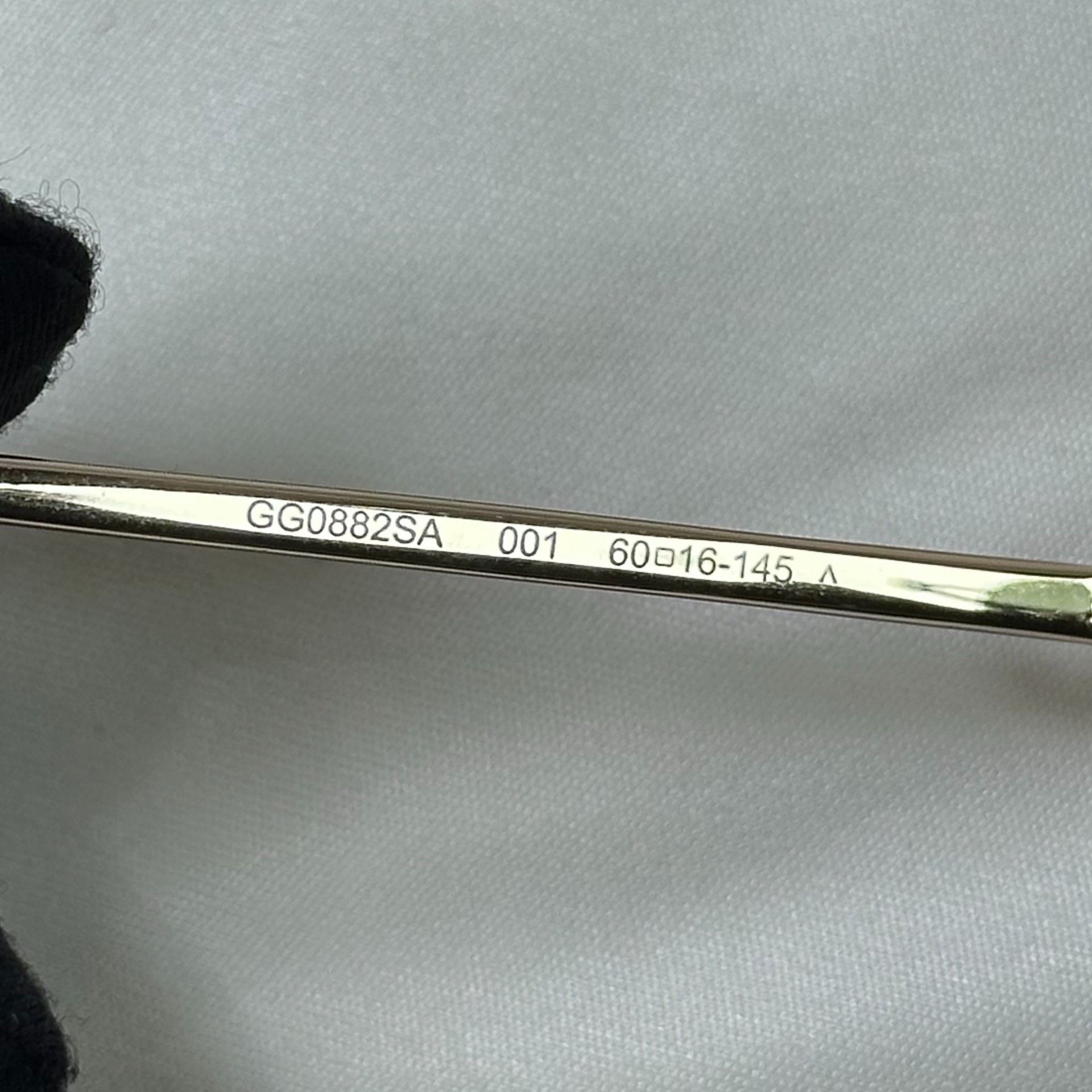 Gucci Gucci Square Frame Metal Sunglasses Size ONE SIZE - 7 Thumbnail
