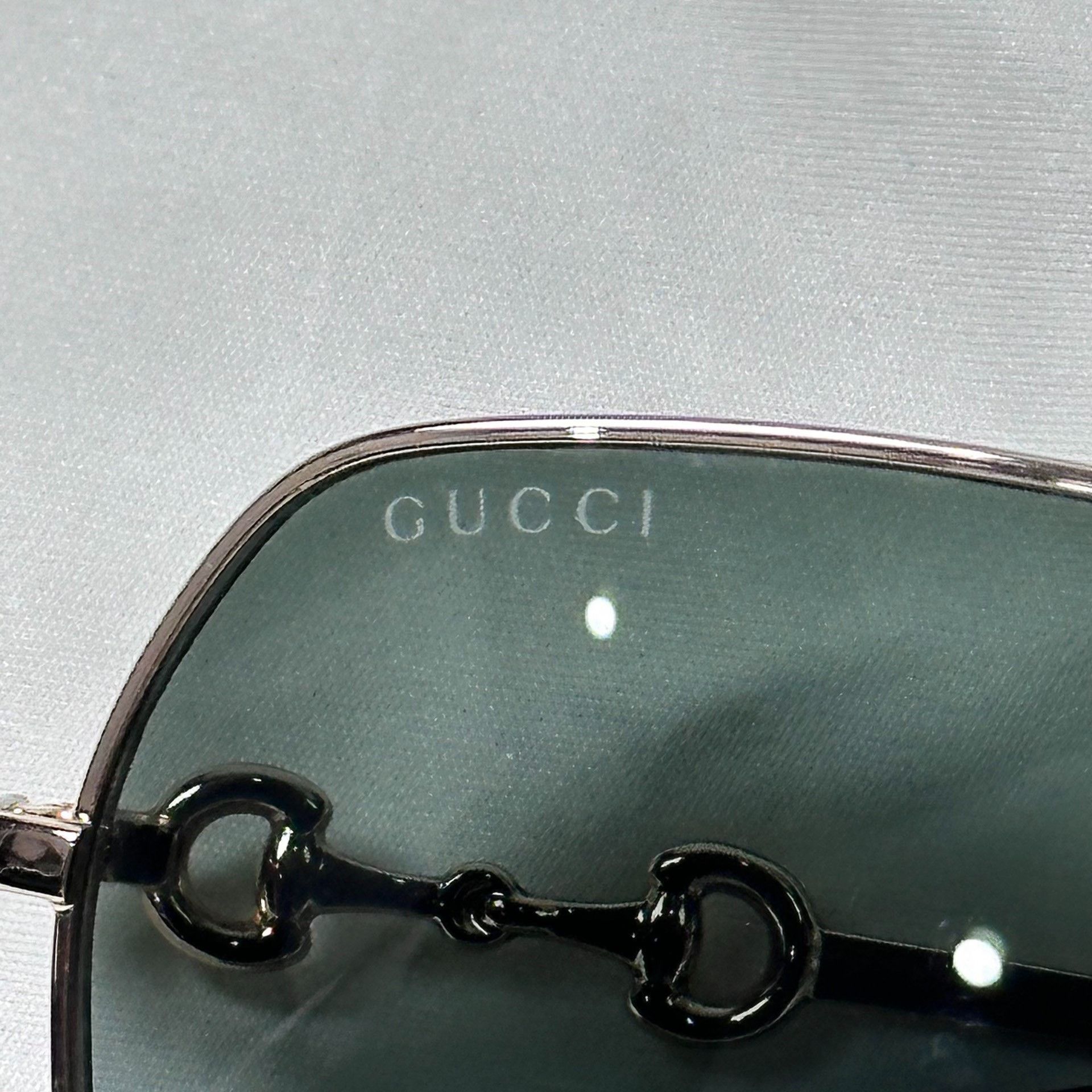 Gucci Gucci Square Frame Metal Sunglasses Size ONE SIZE - 6 Thumbnail