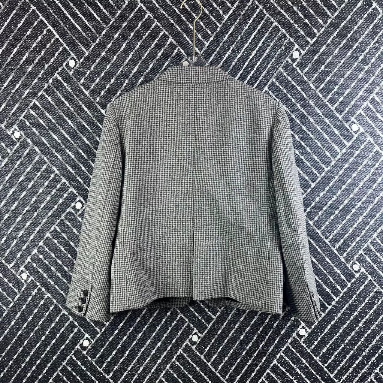 Miu Miu MIU MIU Houndstooth Wool Blazer Size M / US 6-8 / IT 42-44 - 2 Thumbnail