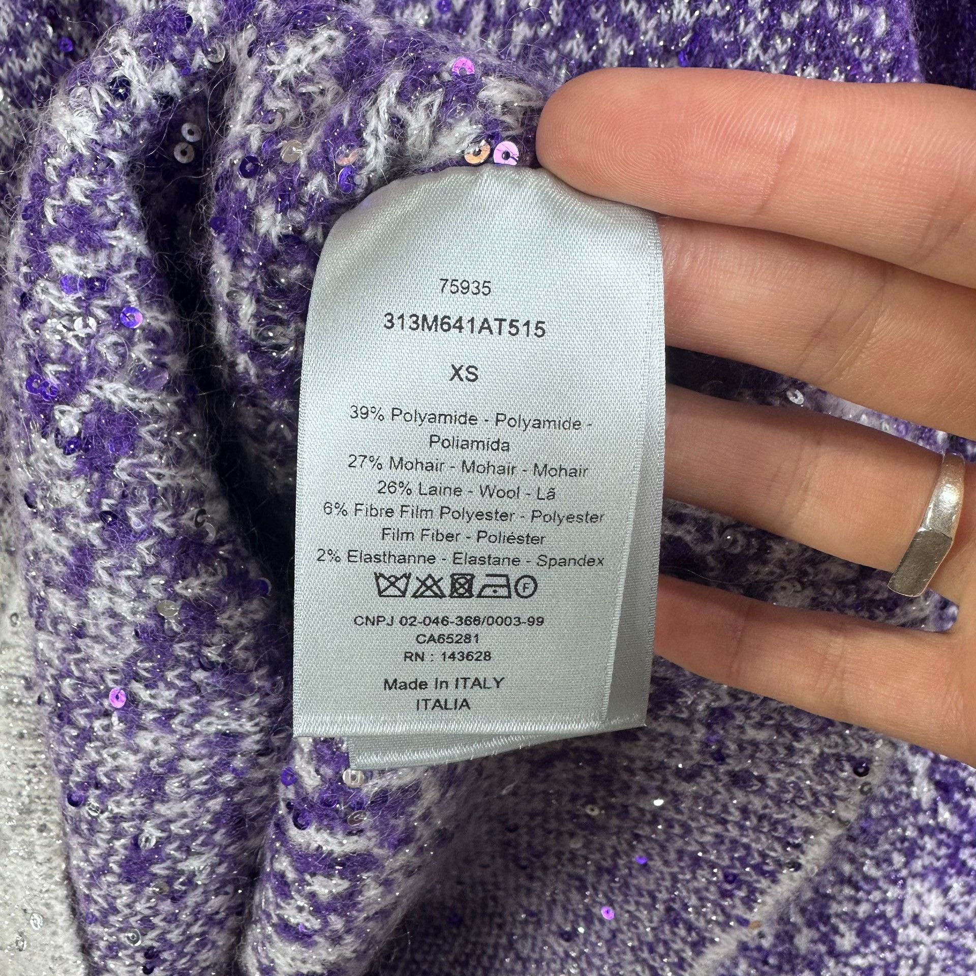 Dior Dior Gradient Sequin Sweater Size XS / US 0-2 / IT 36-38 - 3 Thumbnail