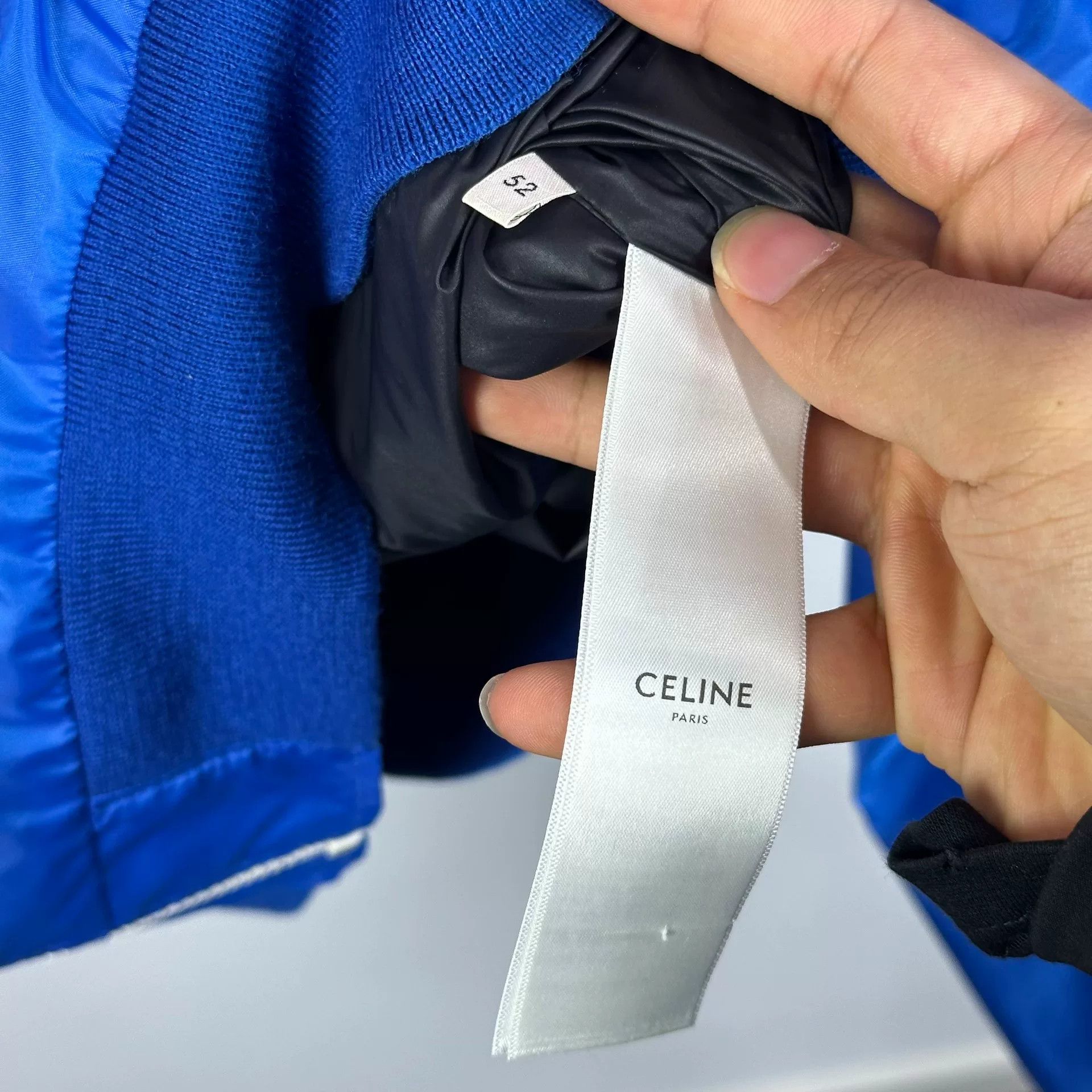 Celine Celine Colorblock Lightweight Nylon Hooded Jacket Size XXL / US 16-18 / IT 52-54 - 3 Thumbnail