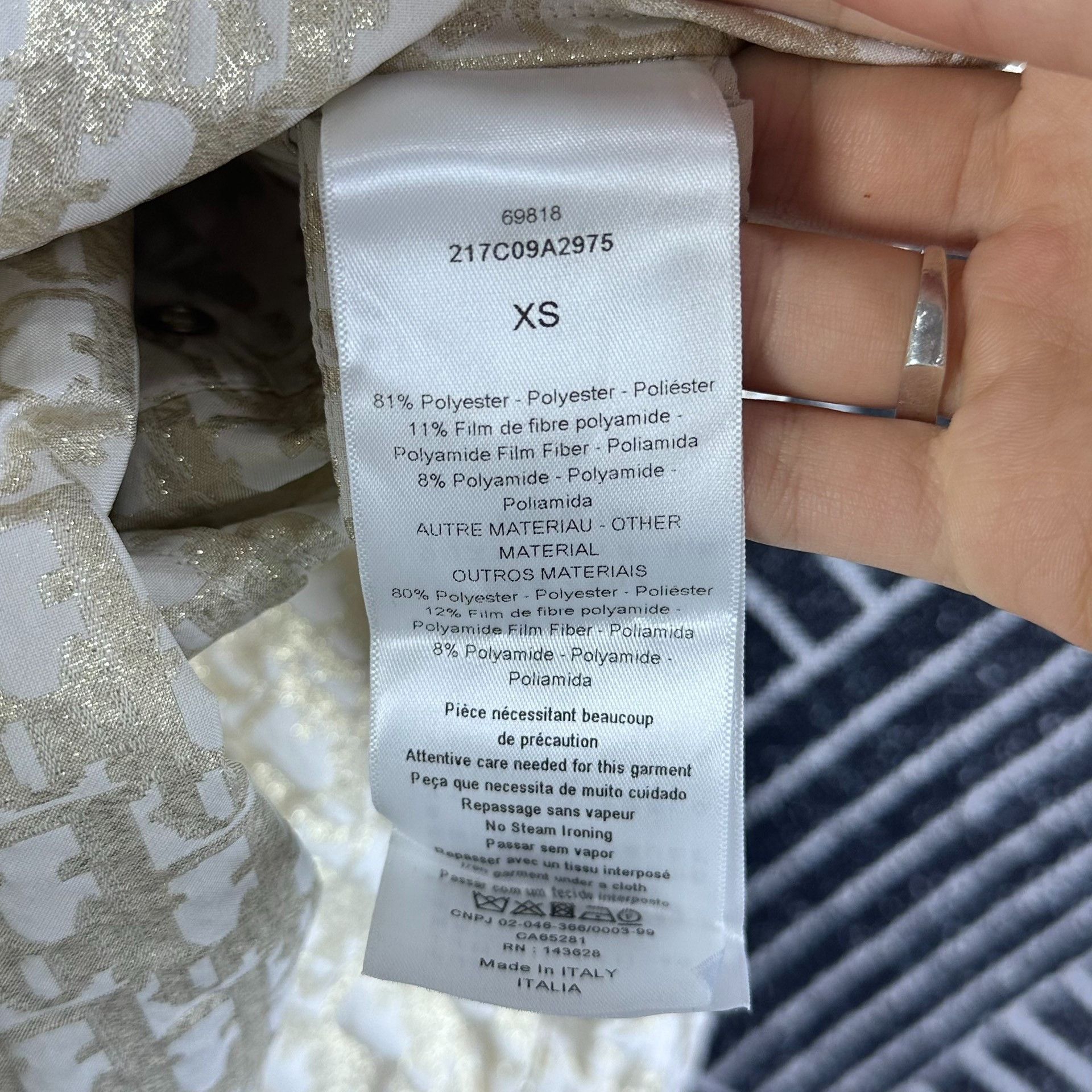 Dior Dior Monogram Half-Zip Windbreaker Size XS / US 0-2 / IT 36-38 - 8 Thumbnail
