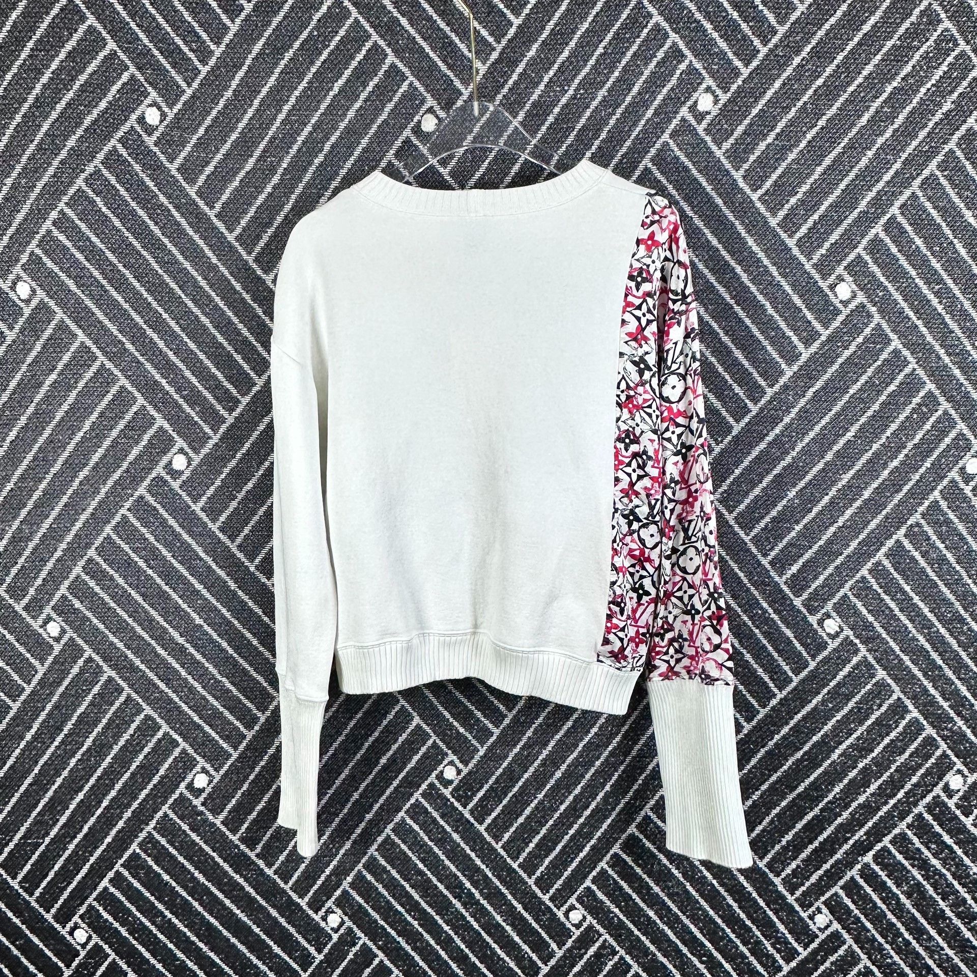 Louis Vuitton LV Knit Panel Logo Sweatshirt Size S / US 4 / IT 40 - 2 Thumbnail