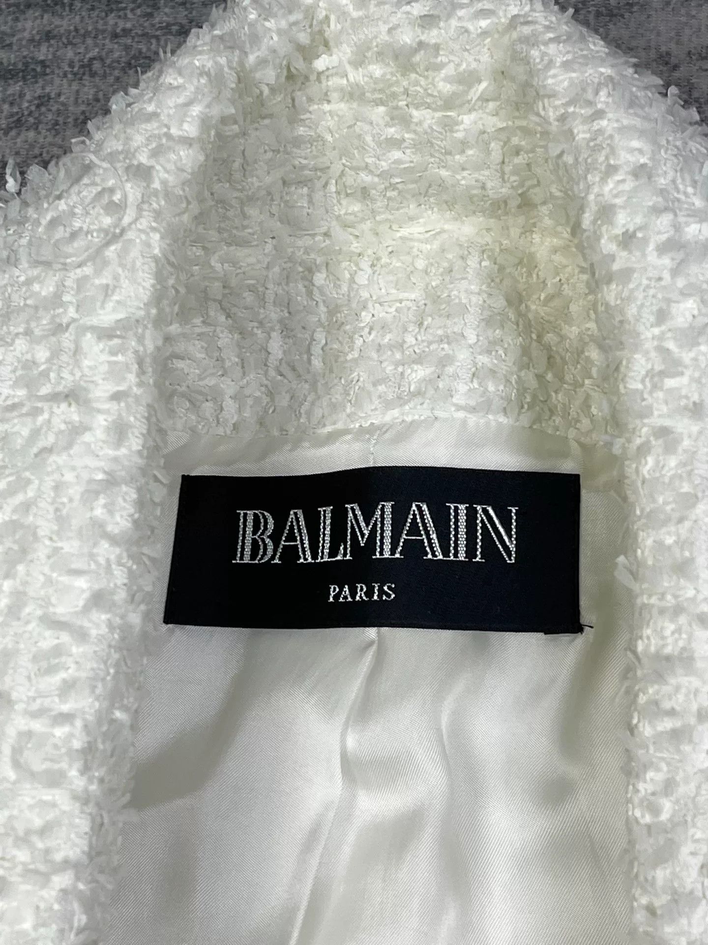 Balmain Balmain White Tweed Suit Set Size XXS / US 00 / IT 34 - 3 Thumbnail