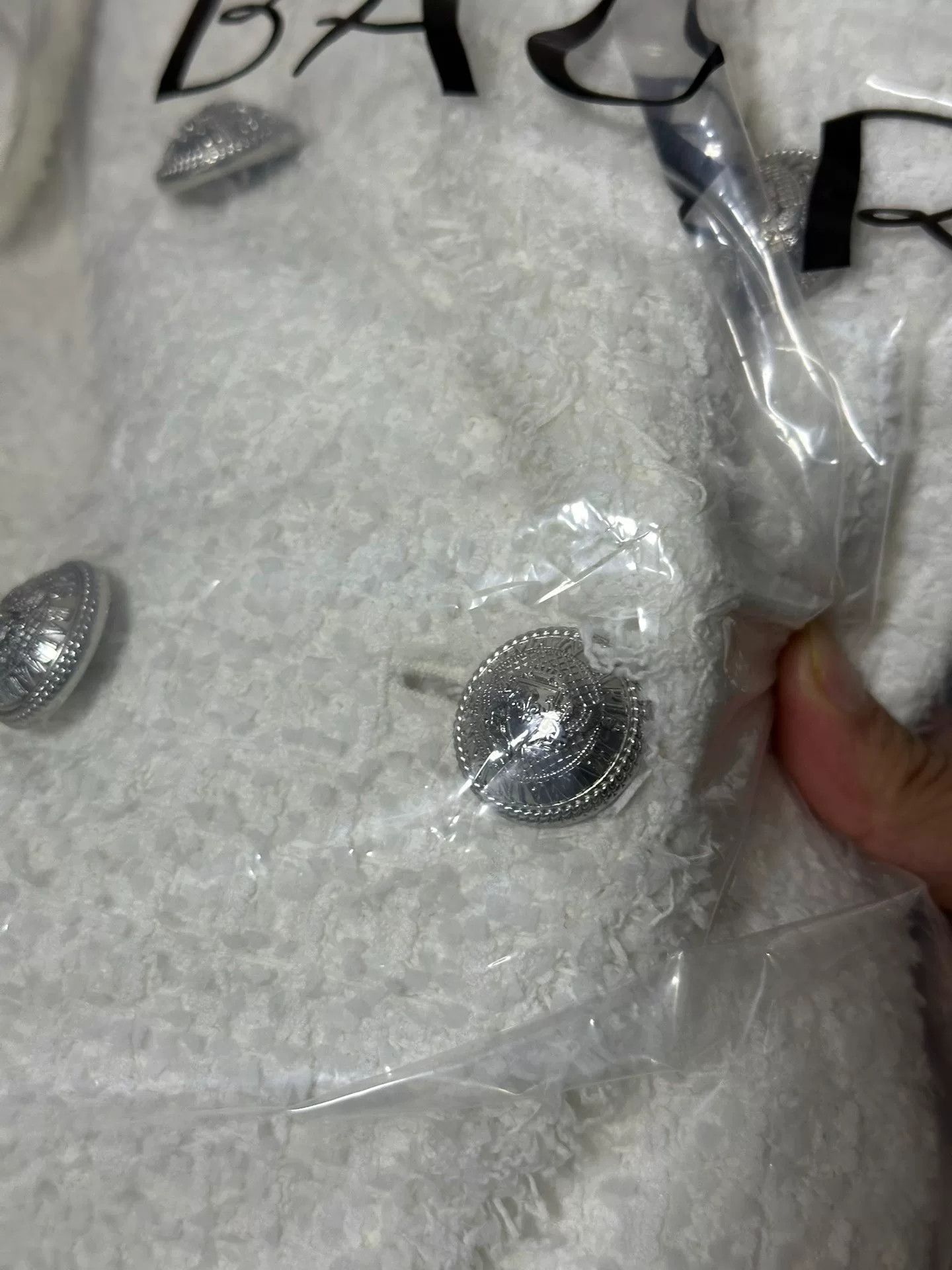 Balmain Balmain White Tweed Suit Set Size XXS / US 00 / IT 34 - 7 Thumbnail