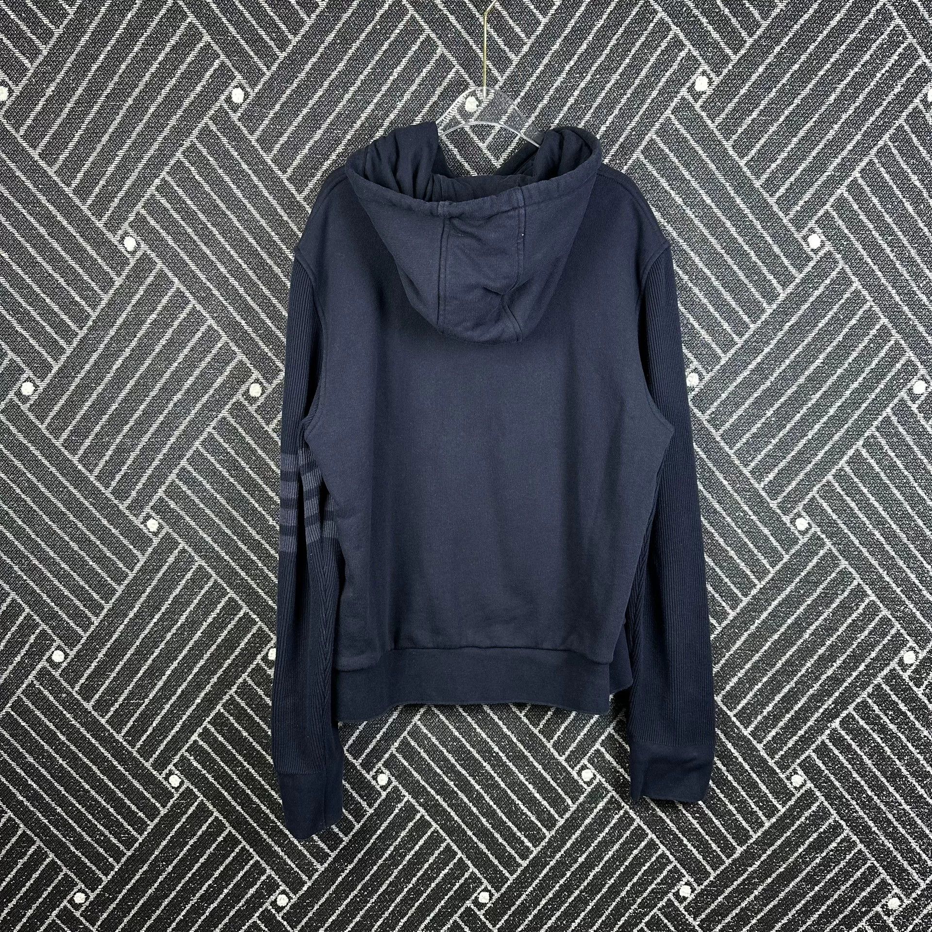 Thom Browne Thom Browne Navy Hoodie Size US L / EU 52-54 / 3 - 2 Thumbnail
