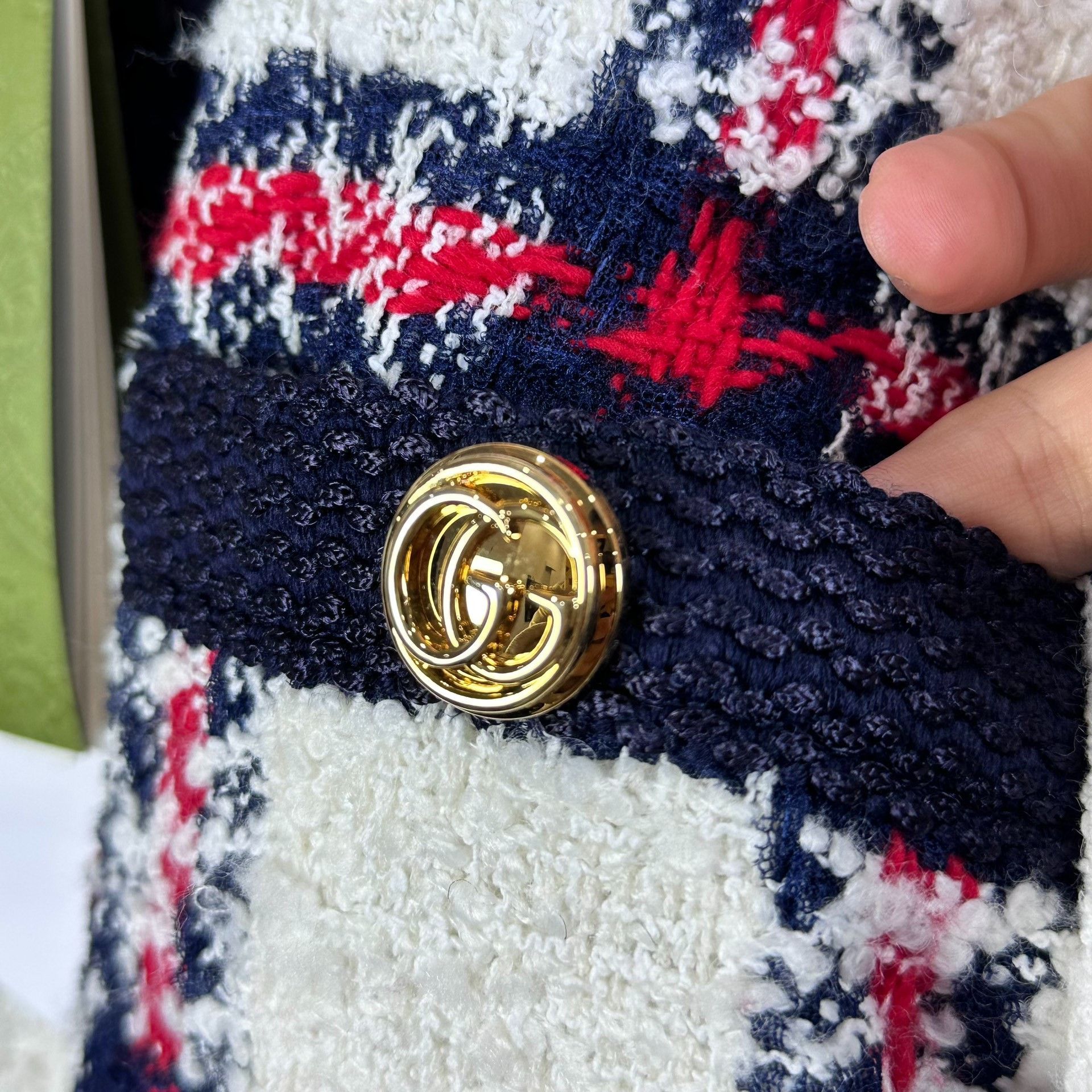 Gucci Gucci Plaid Tweed Coat Size S / US 4 / IT 40 - 4 Thumbnail