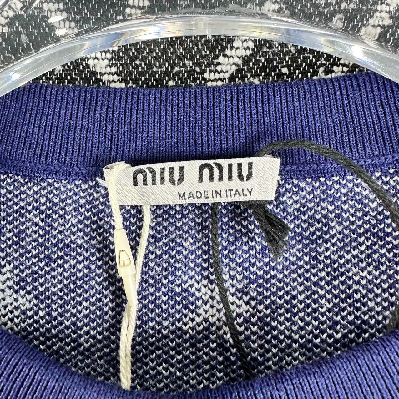 Miu Miu MiuMiu Star Intarsia Slim Knit Sweater Size S / US 4 / IT 40 - 3 Thumbnail