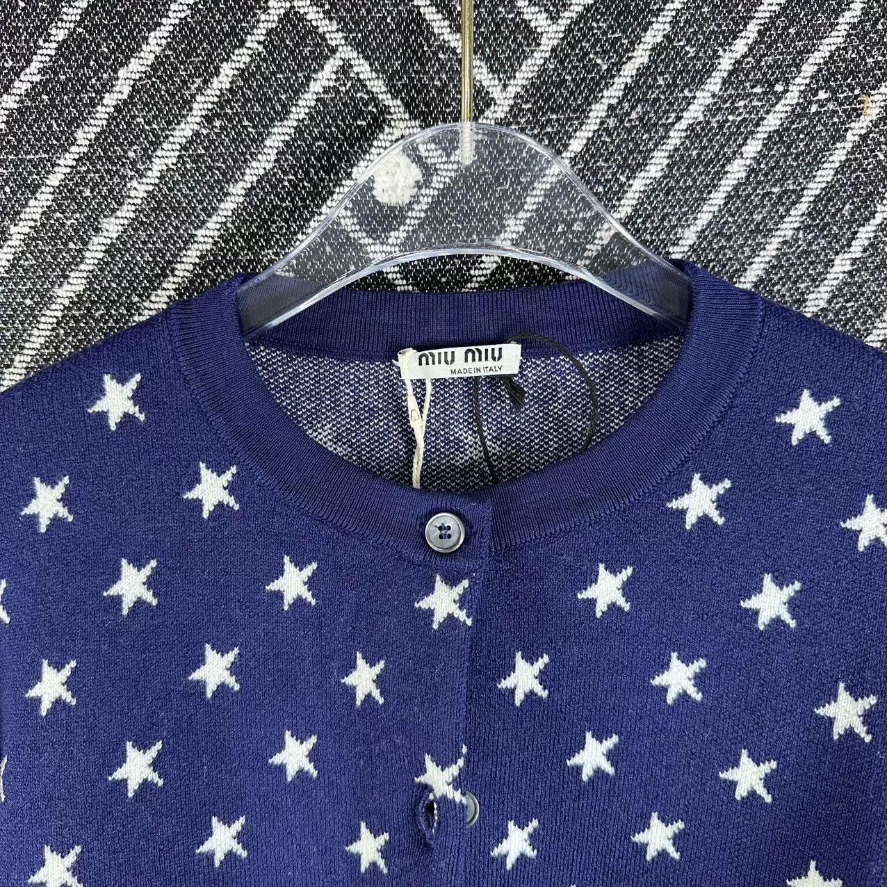 Miu Miu MiuMiu Star Intarsia Slim Knit Sweater Size S / US 4 / IT 40 - 4 Thumbnail