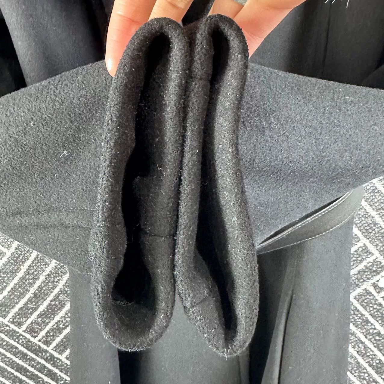 Prada Prada Black Hooded Wool Coat Size S / US 4 / IT 40 - 7 Thumbnail