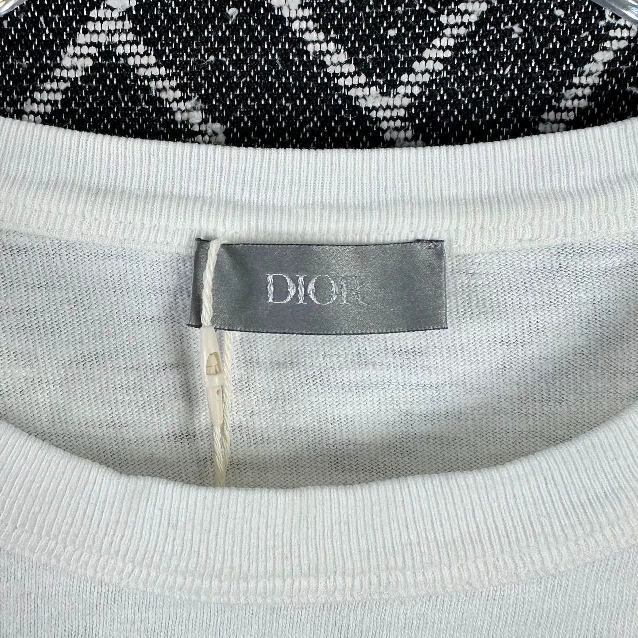 Dior DIOR Logo Print Crewneck Short-Sleeve T-Shirt Size US L / EU 52-54 / 3 - 3 Thumbnail