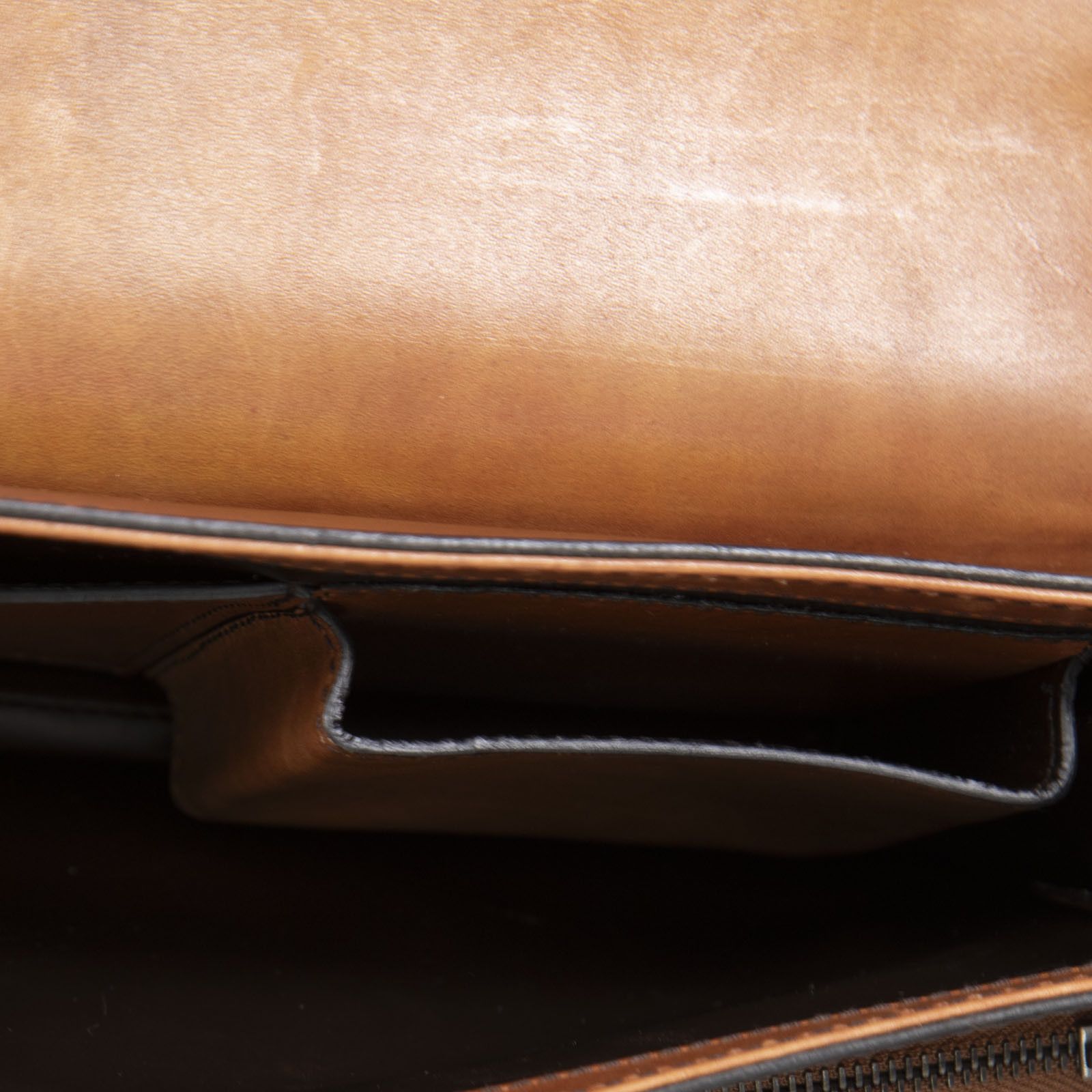 Berluti Brown Leather Briefcase Clutch Size ONE SIZE - 7 Thumbnail