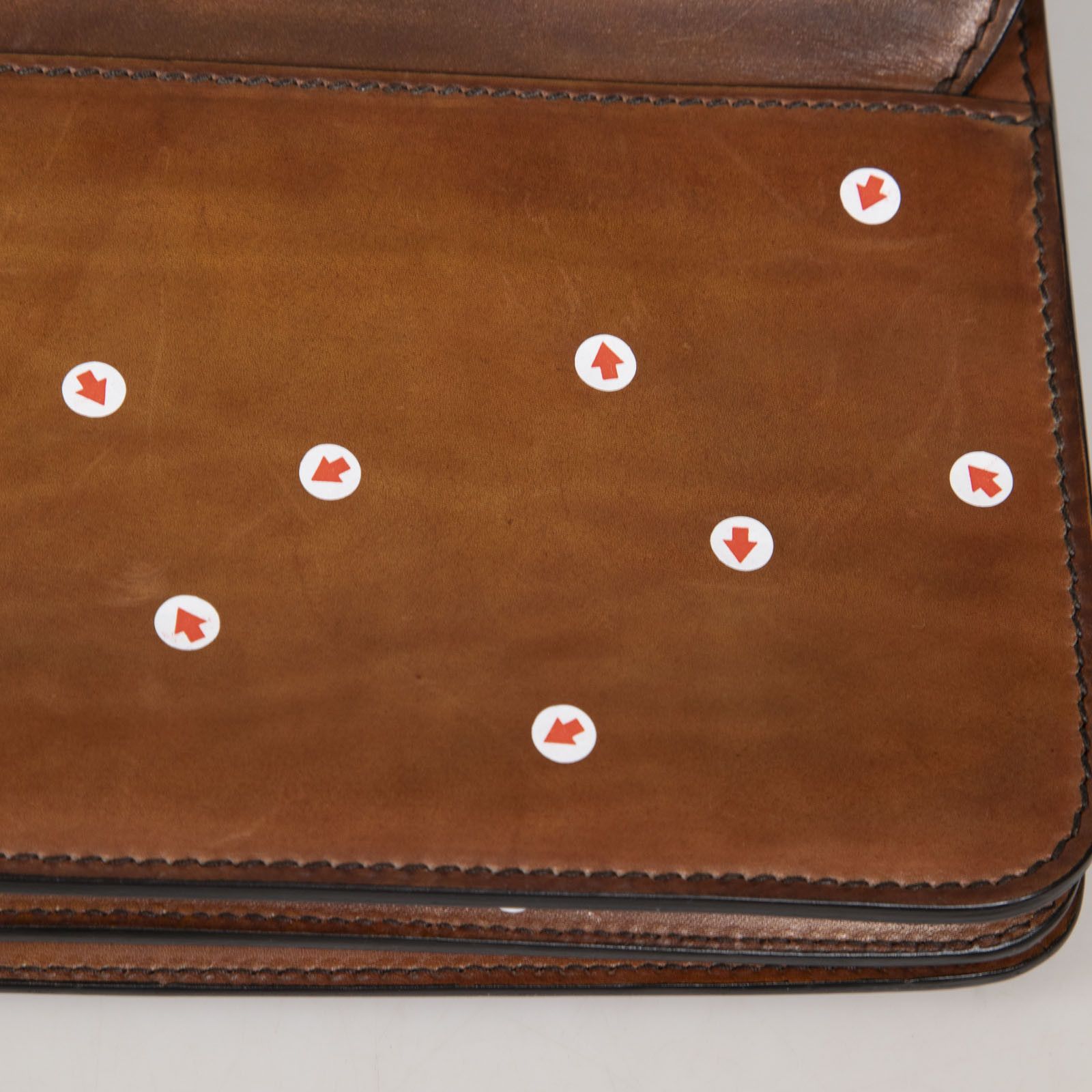 Berluti Brown Leather Briefcase Clutch Size ONE SIZE - 11 Thumbnail
