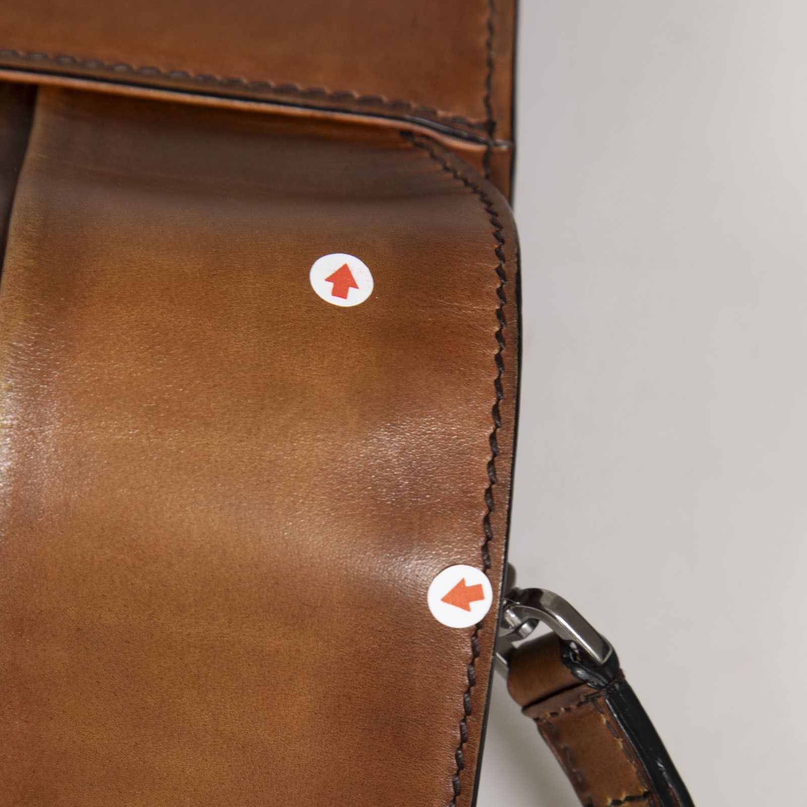 Berluti Brown Leather Briefcase Clutch Size ONE SIZE - 15 Thumbnail