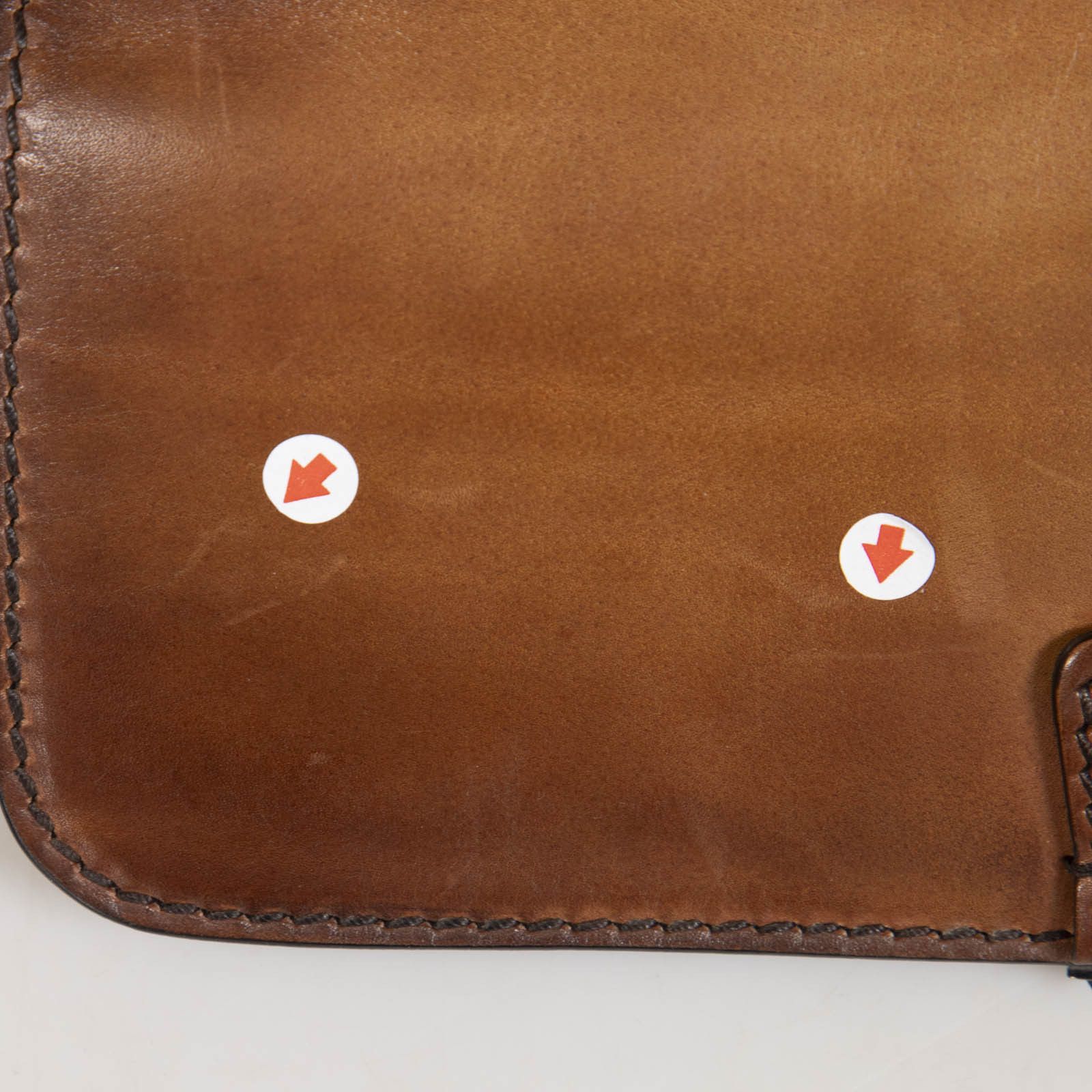 Berluti Brown Leather Briefcase Clutch Size ONE SIZE - 9 Thumbnail