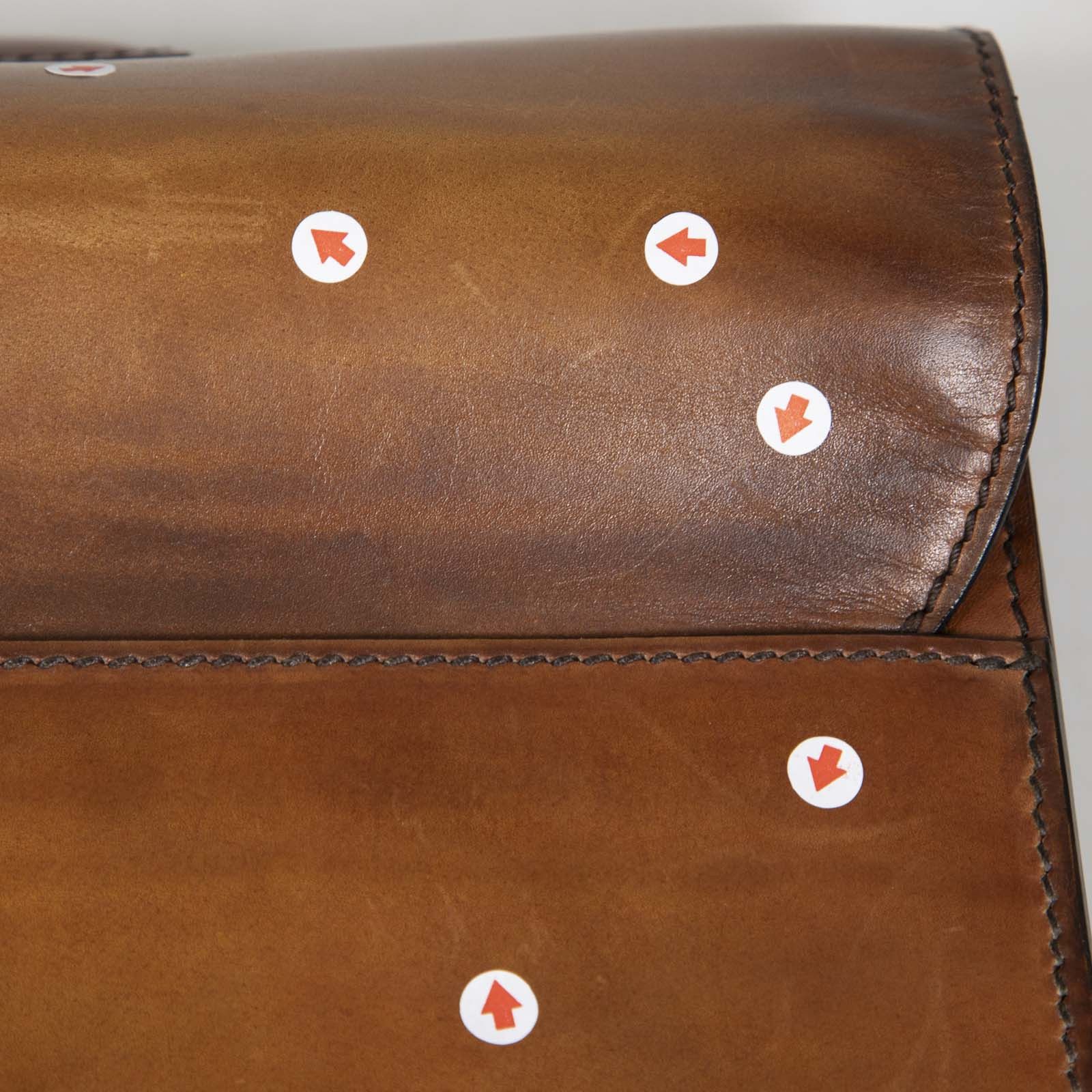 Berluti Brown Leather Briefcase Clutch Size ONE SIZE - 10 Thumbnail