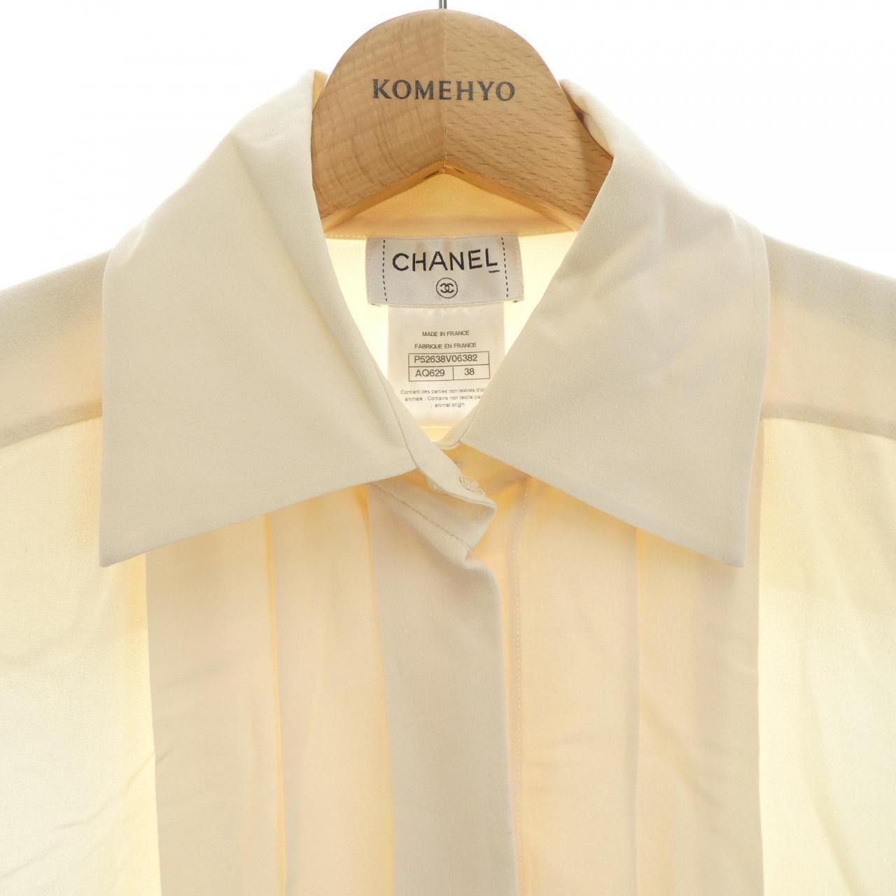 Chanel Chanel Chanel Silk Top Textile Tops P52638V06382 DUTY FREE for USA Size ONE SIZE - 5 Thumbnail