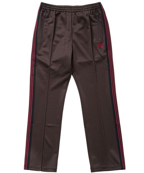 Needles NEEDLES x STUDIOUS JP STORE EXCLUSIVE NARROW TRACK PANT POLY SMOOTH  | Grailed