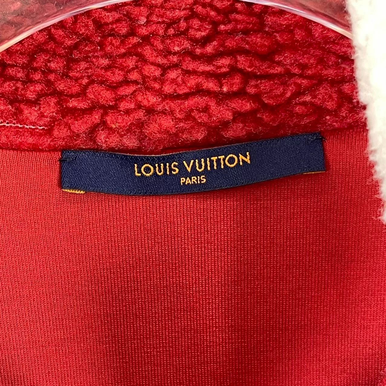 Louis Vuitton LV Nigo Teddy Red White Jacket Size US L / EU 52-54 / 3 - 3 Thumbnail