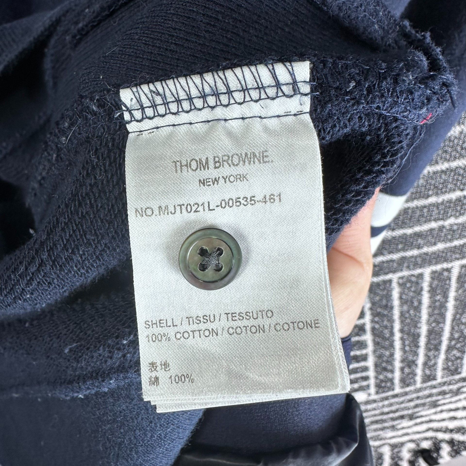 Thom Browne Thom Browne Classic Four Stripes Sweatshirt Size US M / EU 48-50 / 2 - 7 Thumbnail