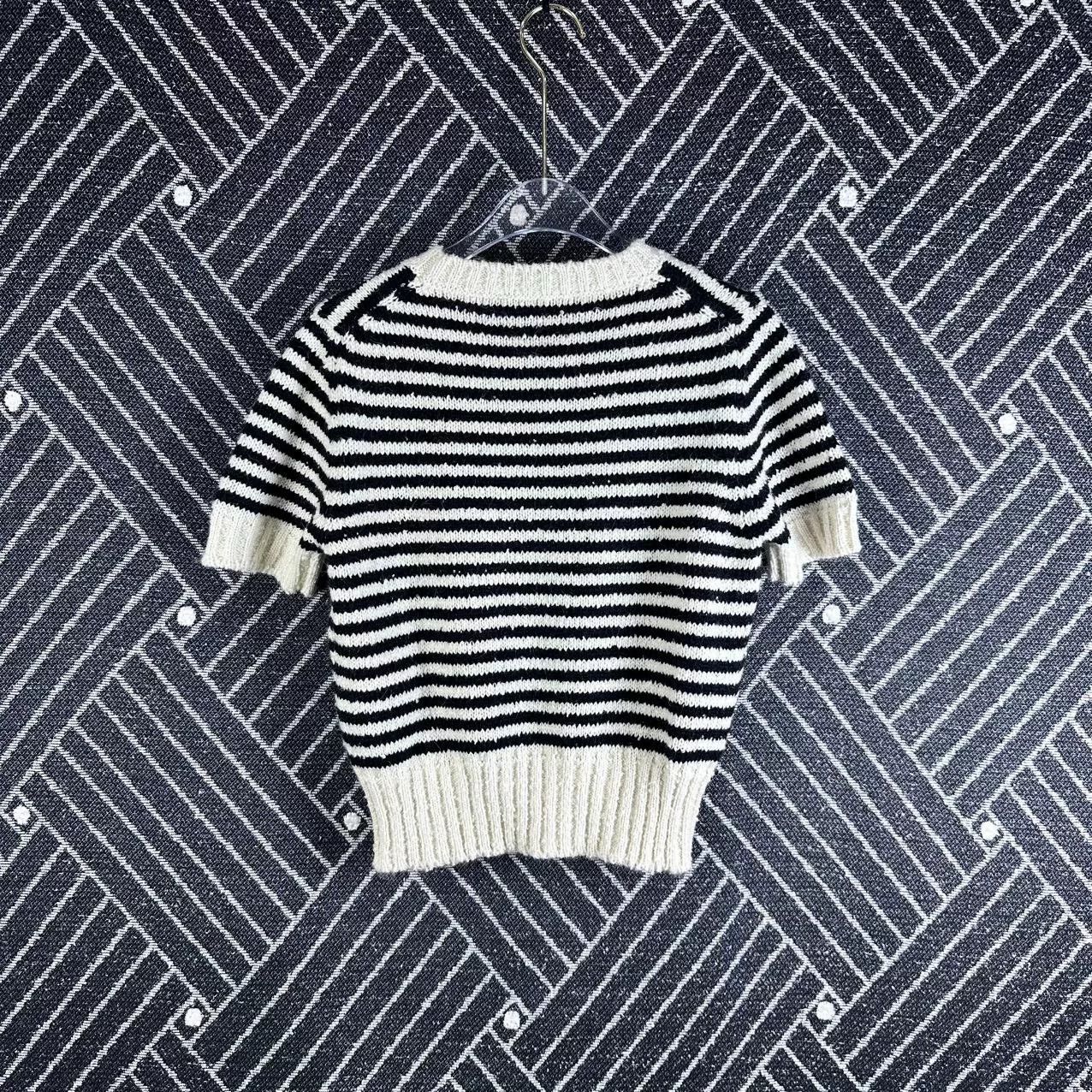 Dior Dior Striped Logo Knit Short Sleeve Size S / US 4 / IT 40 - 2 Thumbnail