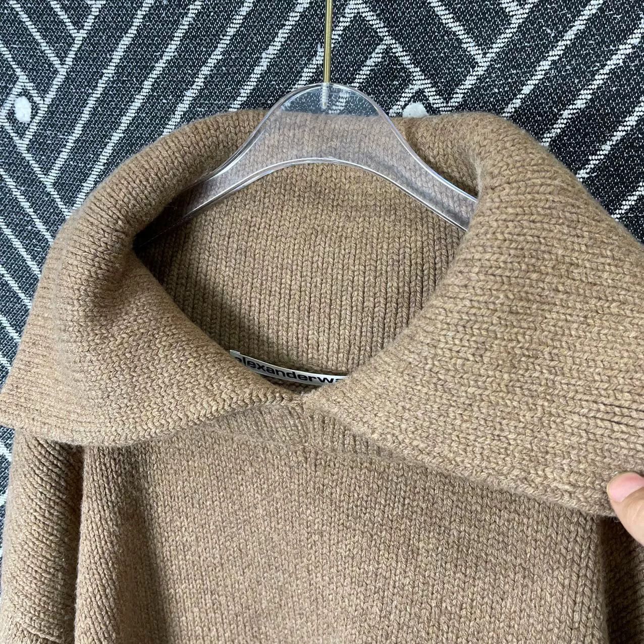 Alexander Wang Alexander Wang Split Hem Warm Brown Sweater Size M / US 6-8 / IT 42-44 - 5 Thumbnail