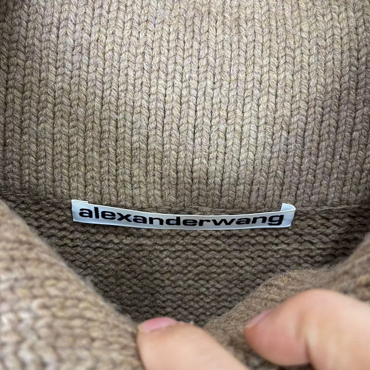 Alexander Wang Alexander Wang Split Hem Warm Brown Sweater Size M / US 6-8 / IT 42-44 - 3 Thumbnail
