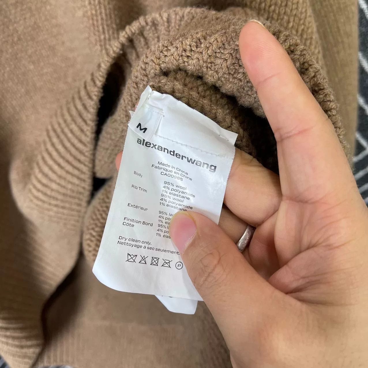 Alexander Wang Alexander Wang Split Hem Warm Brown Sweater Size M / US 6-8 / IT 42-44 - 4 Thumbnail