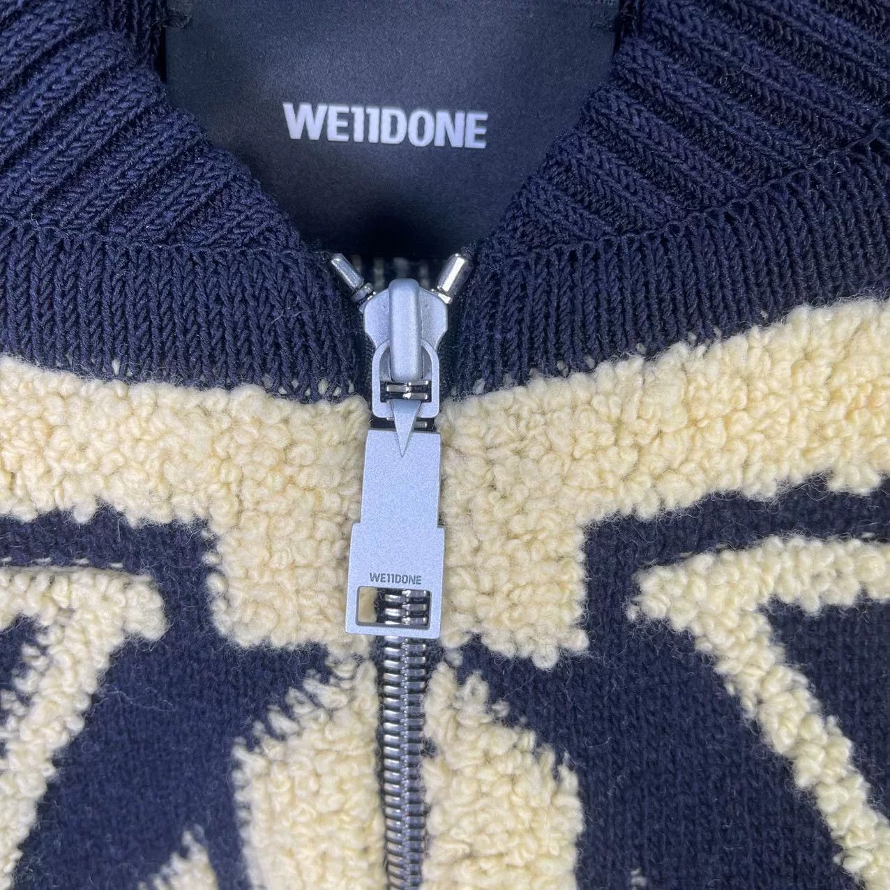 WE11DONE WE11DONE FW21 Suede Logo Jacket Women Size M / US 6-8 / IT 42-44 - 2 Thumbnail