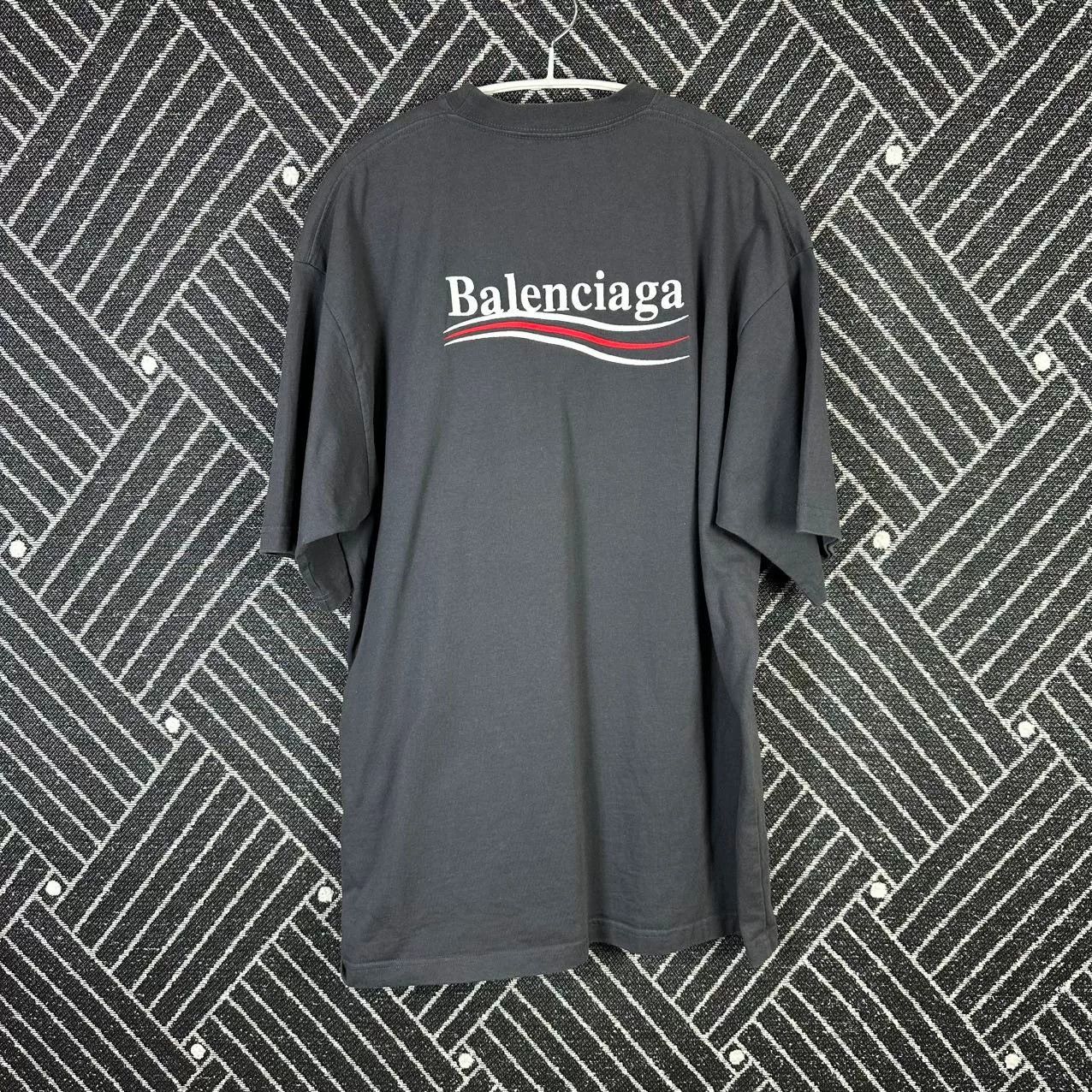 Balenciaga Balenciaga Black Cola Short Sleeve Size US M / EU 48-50 / 2 - 2 Thumbnail