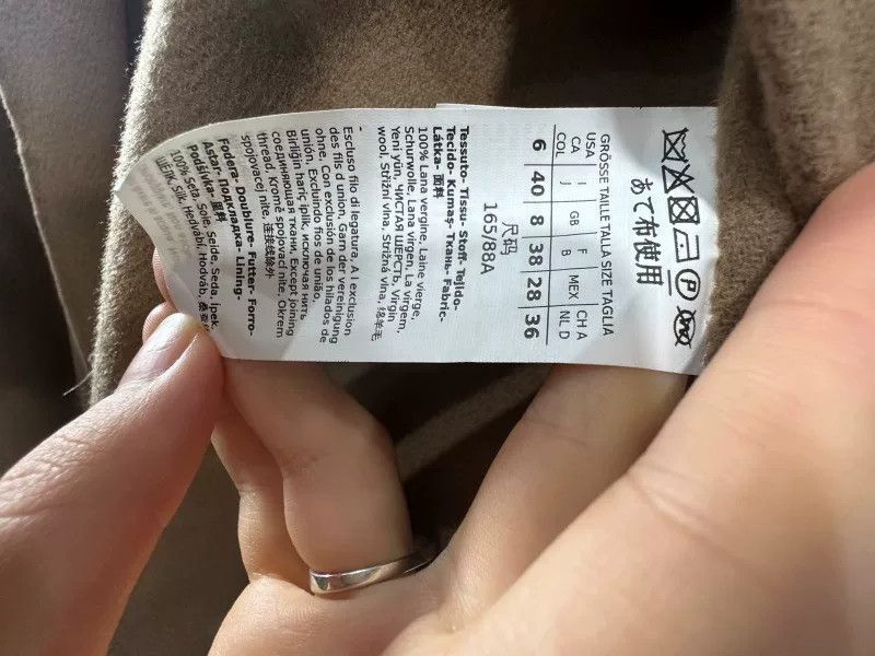 Max Mara Max Mara Camel Wool Coat Size S / US 4 / IT 40 - 8 Thumbnail