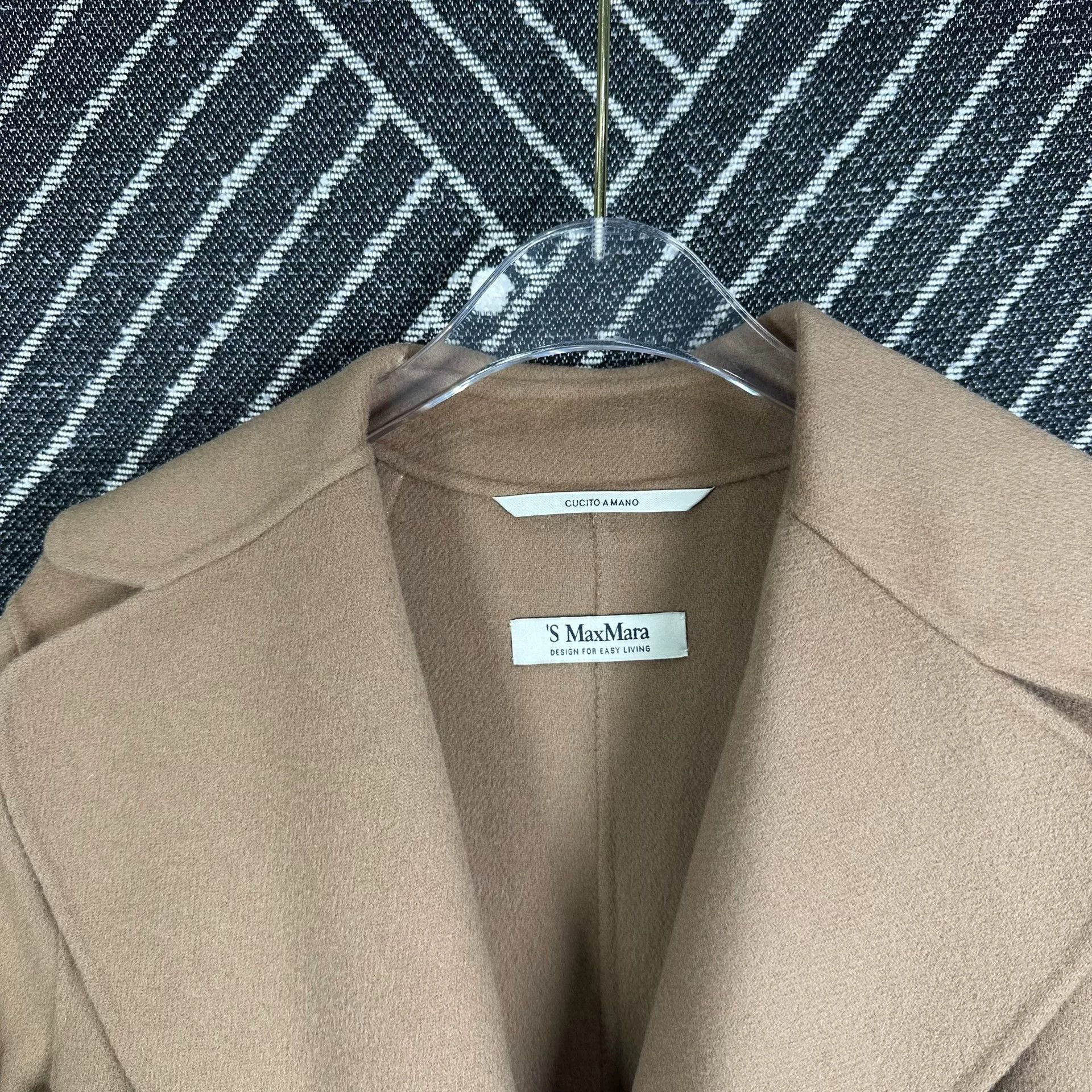 Max Mara Max Mara Camel Wool Coat Size S / US 4 / IT 40 - 4 Thumbnail