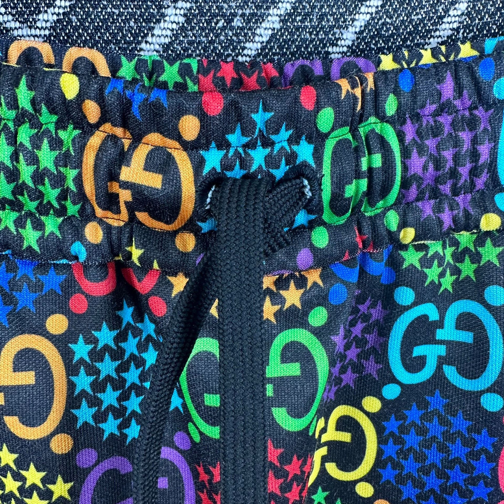 Gucci Gucci Rainbow Logo Shorts Size 22" - 5 Thumbnail