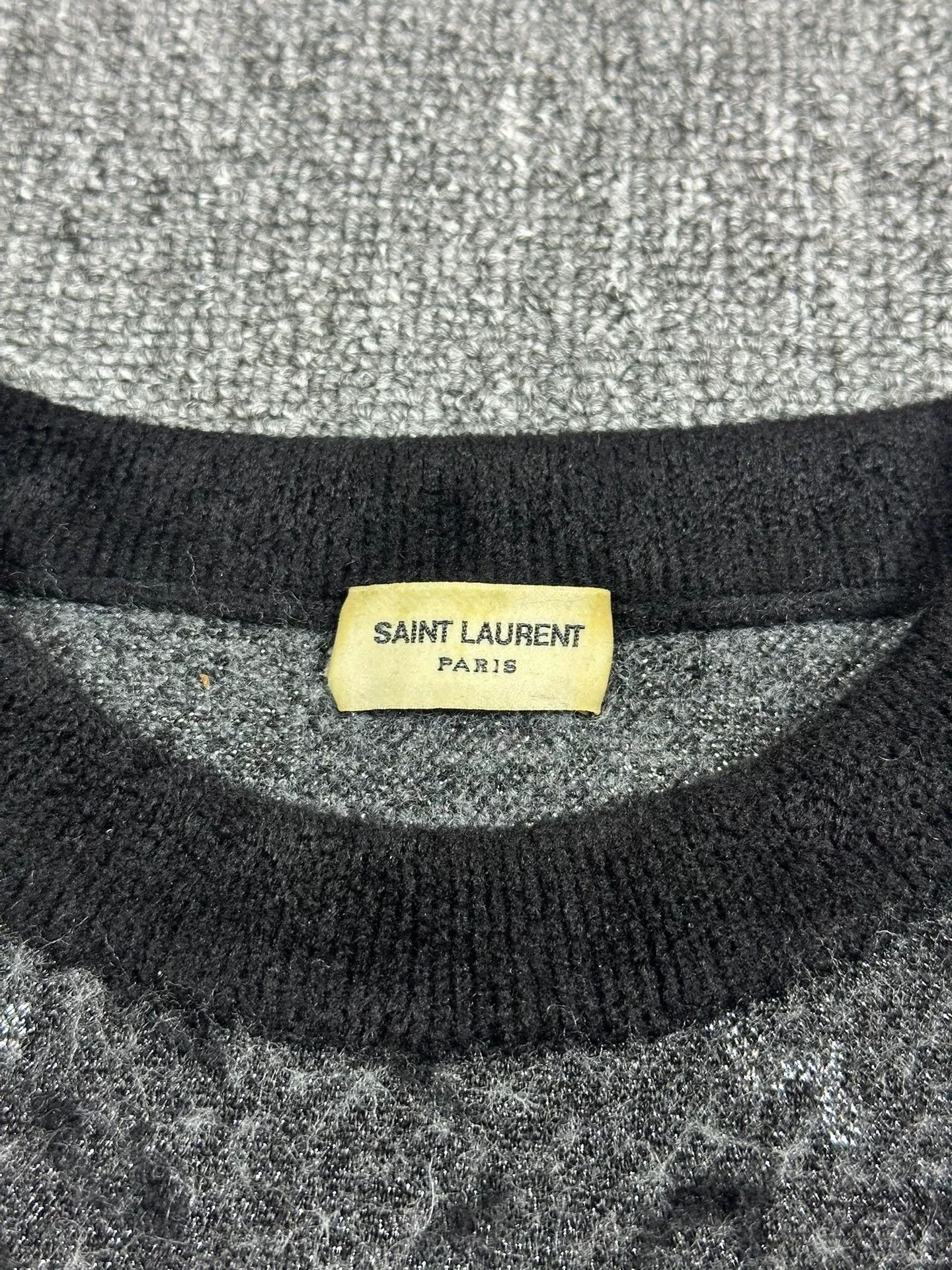 Yves Saint Laurent YSL Men's Wool Blend Knit Sweater Size US XS / EU 42 / 0 - 2 Thumbnail