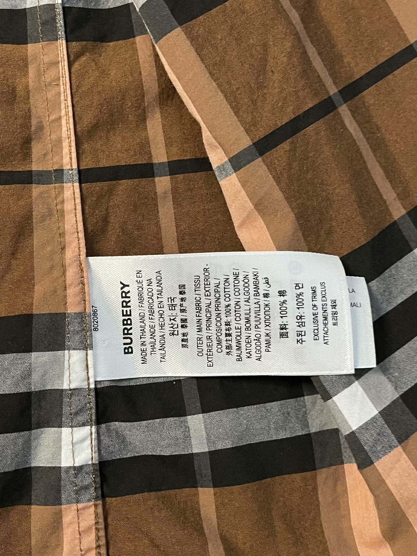 Burberry Burberry Check Shirt Size US L / EU 52-54 / 3 - 4 Thumbnail